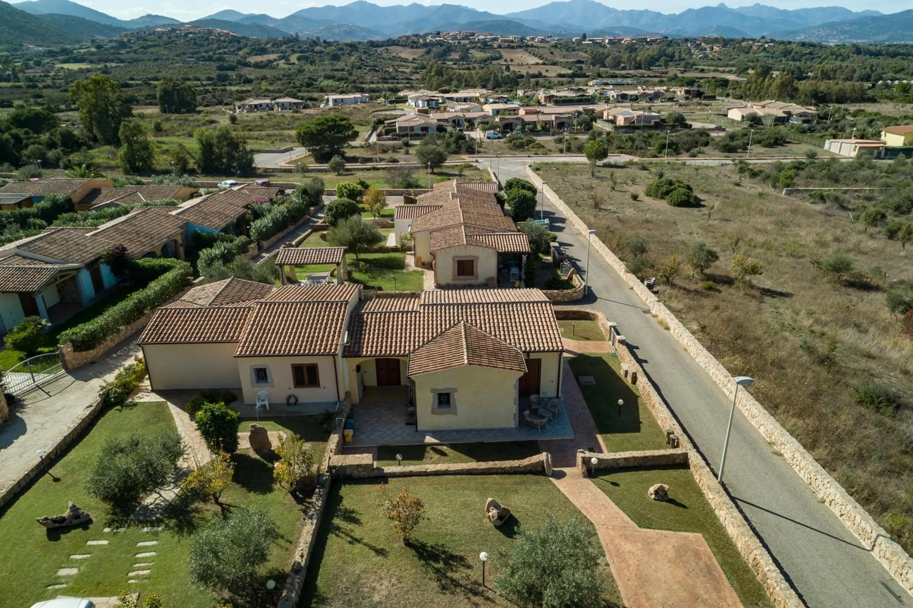 Bird's eye view in villette baia