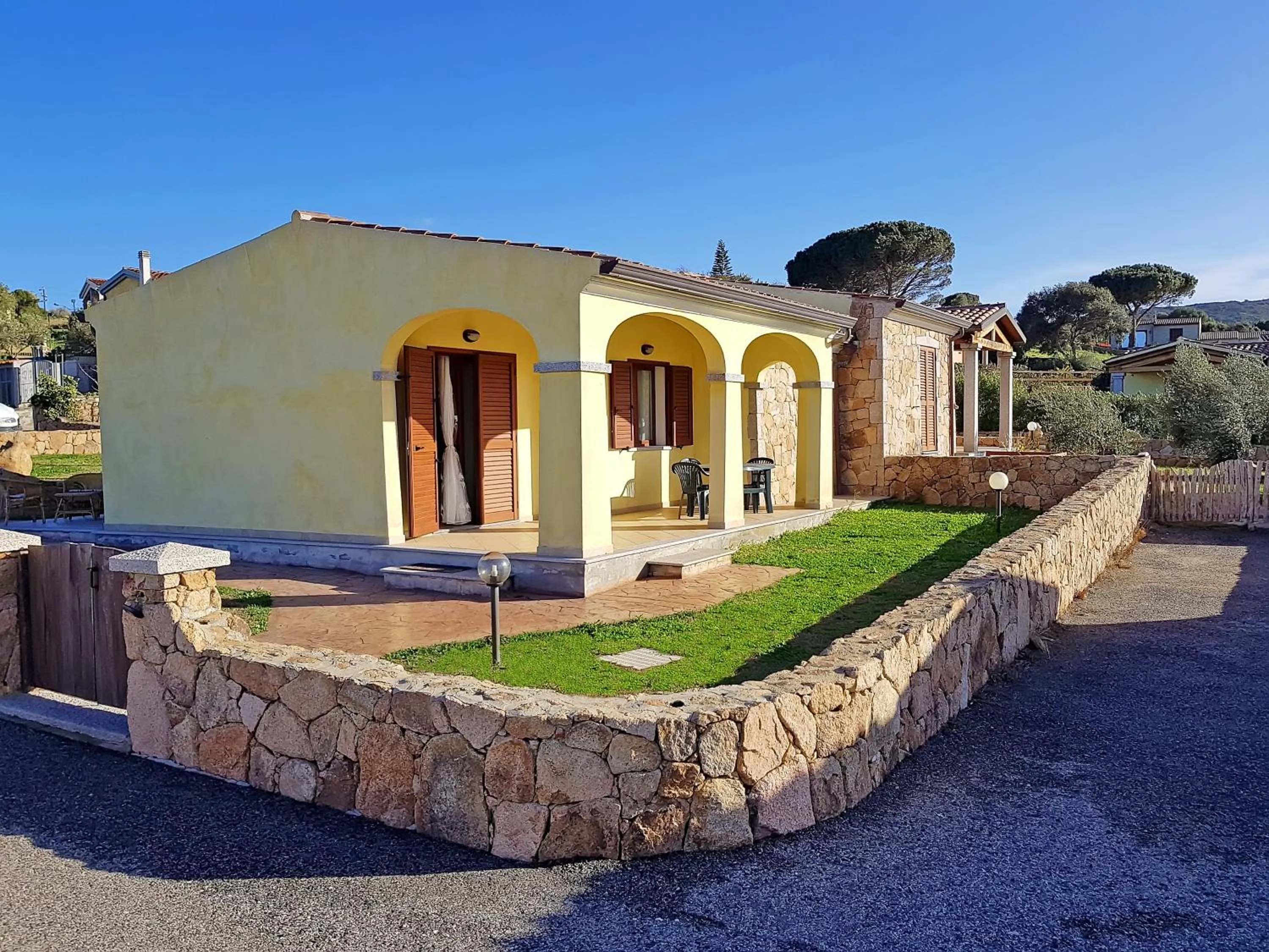 Patio in villette baia