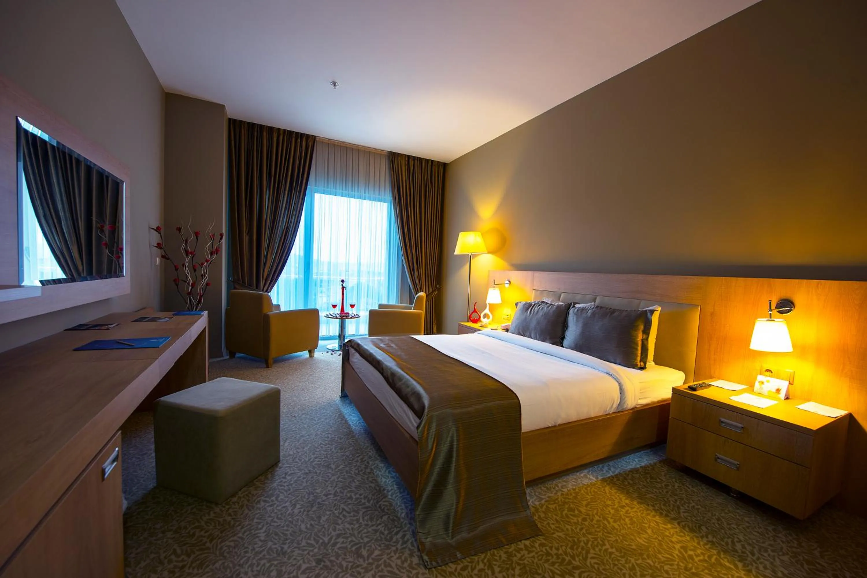 Bed in Ataol Can Termal & Spa