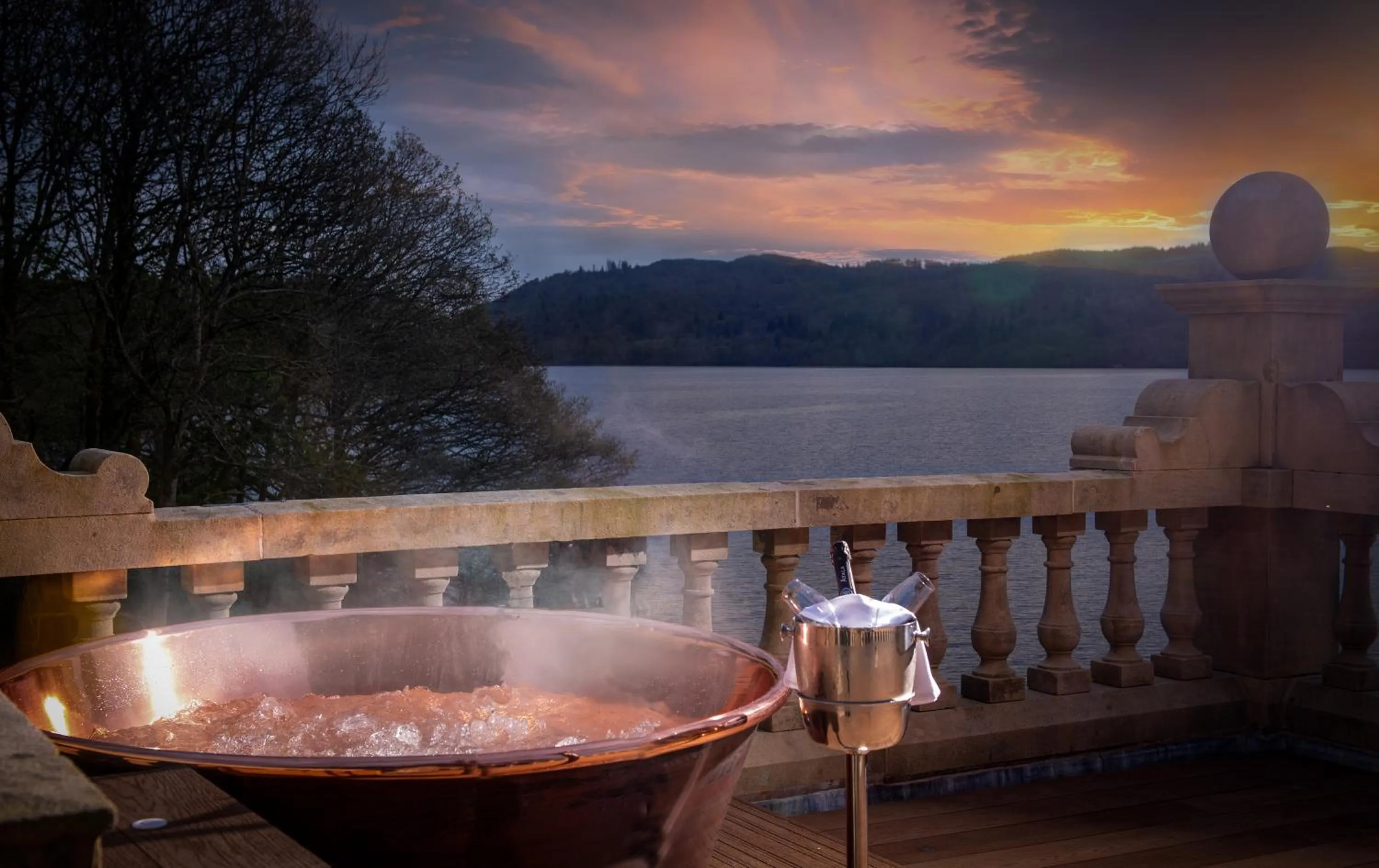 Balcony/Terrace in Langdale Chase Hotel
