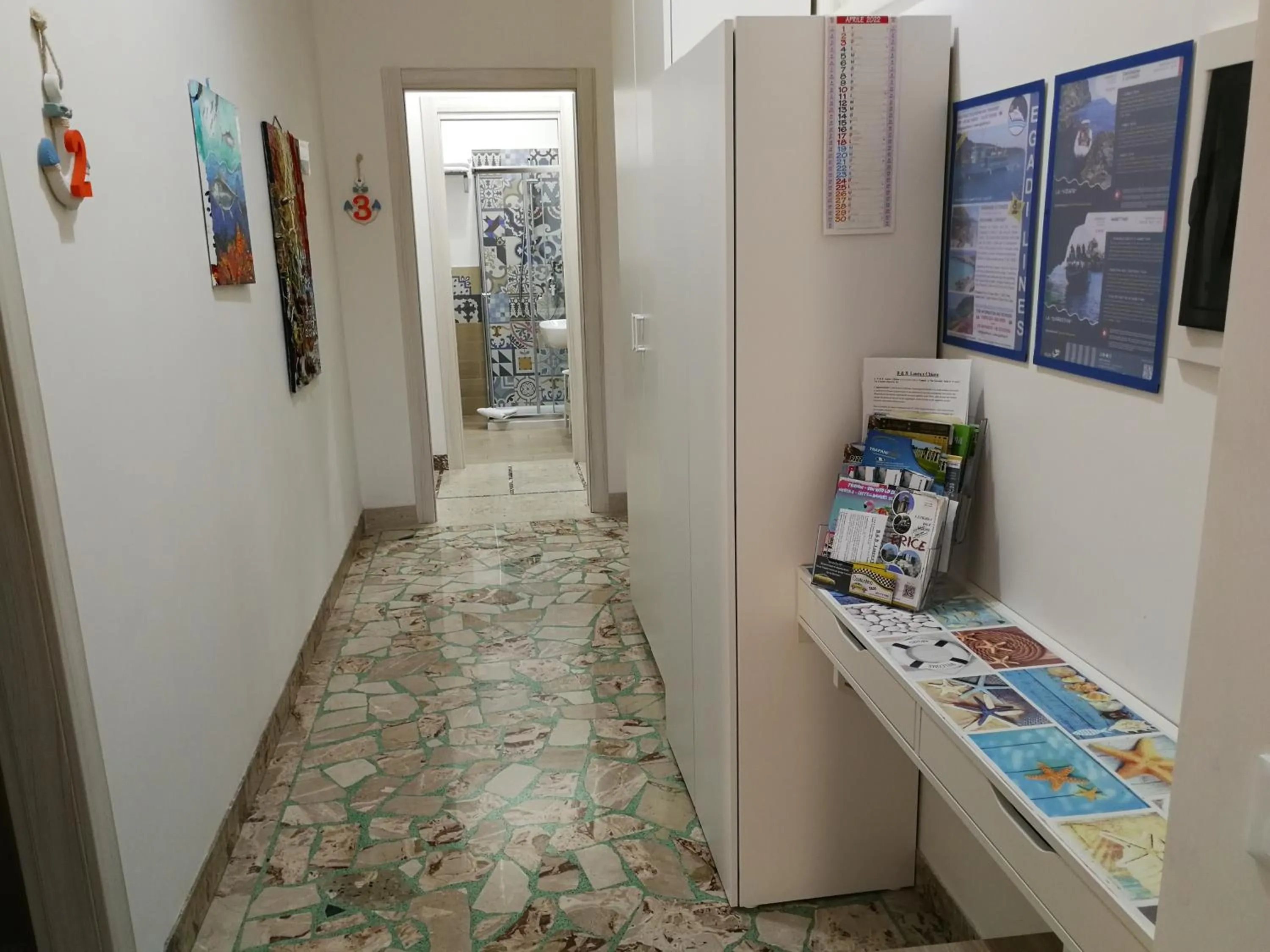 Lobby or reception in B&B Laura e Chiara