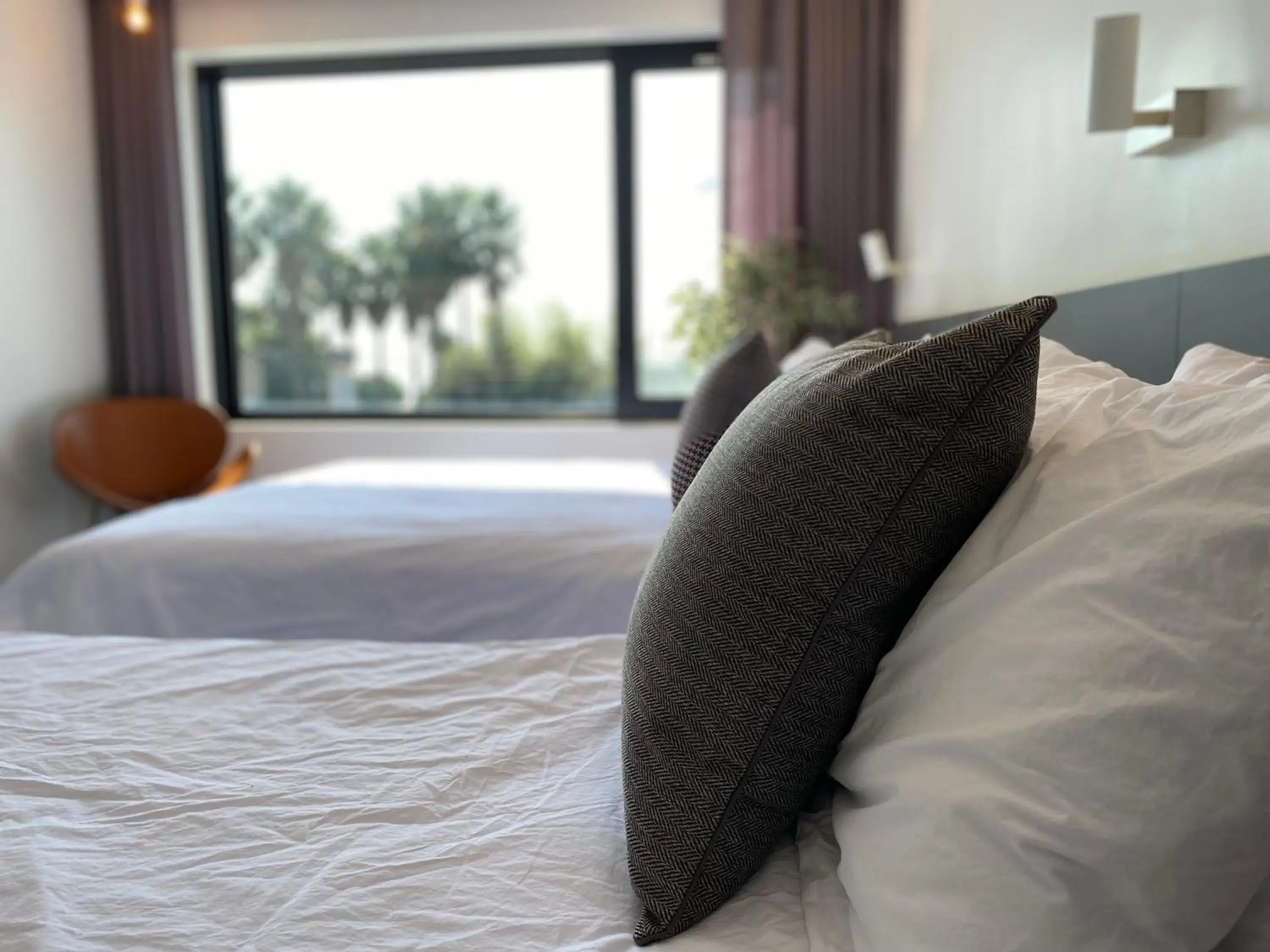 Bedroom in Jeju Bricks Hotel Bedroom in Jeju Bricks Hotel