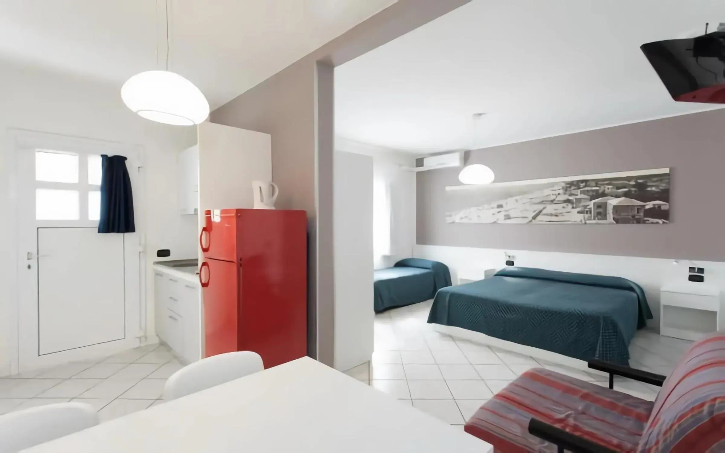 Kitchen or kitchenette, Bed in Hotel & Residence Progresso Kitchen or kitchenette, Bed in Hotel & Residence Progresso