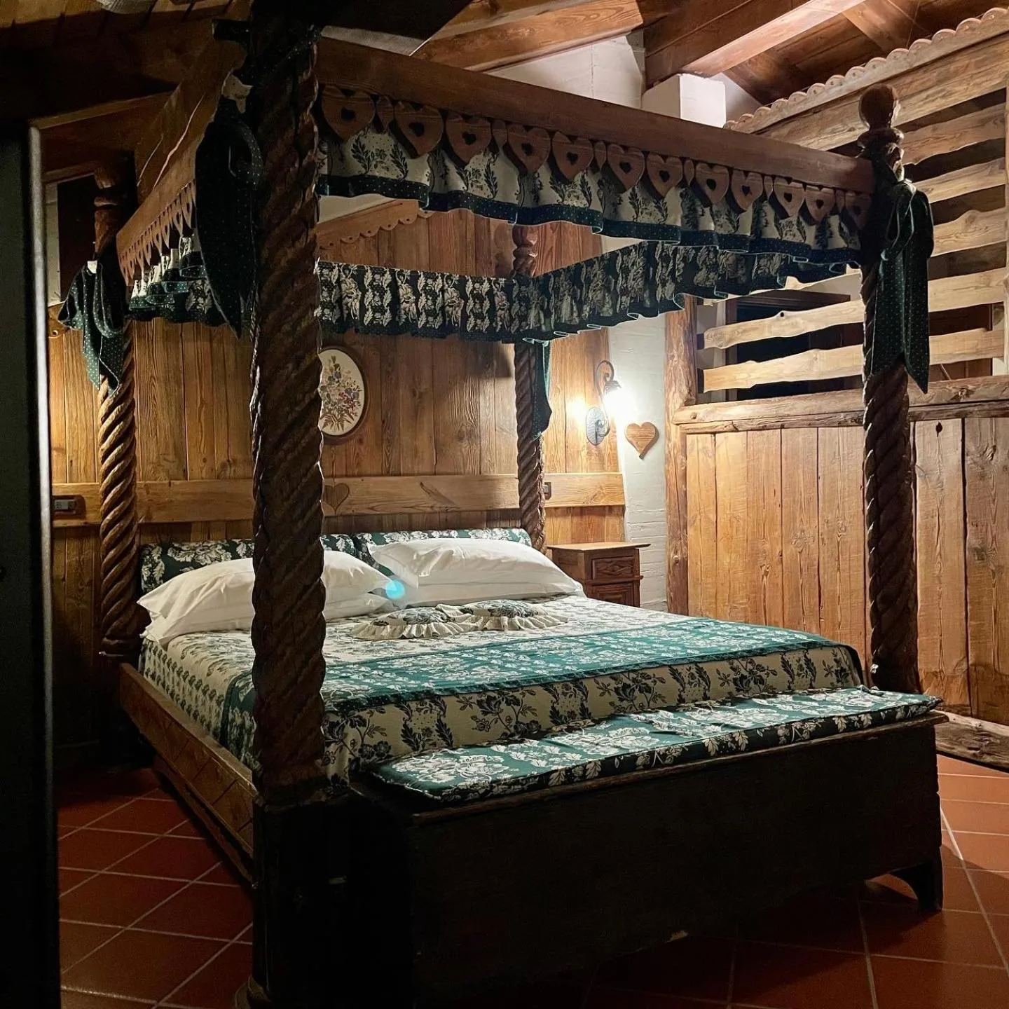 Bed in Hotel Milleluci