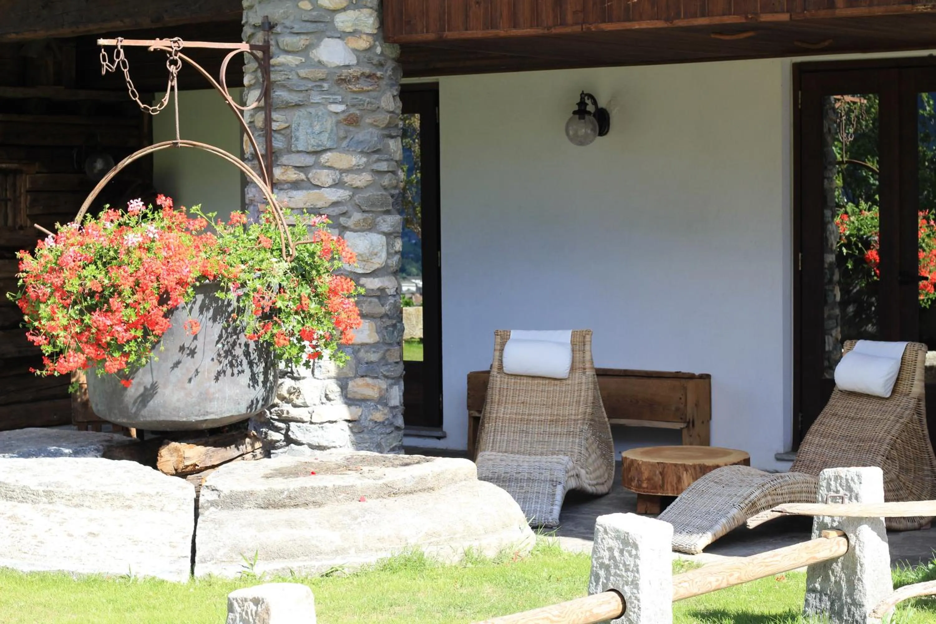 Patio in Hotel Milleluci