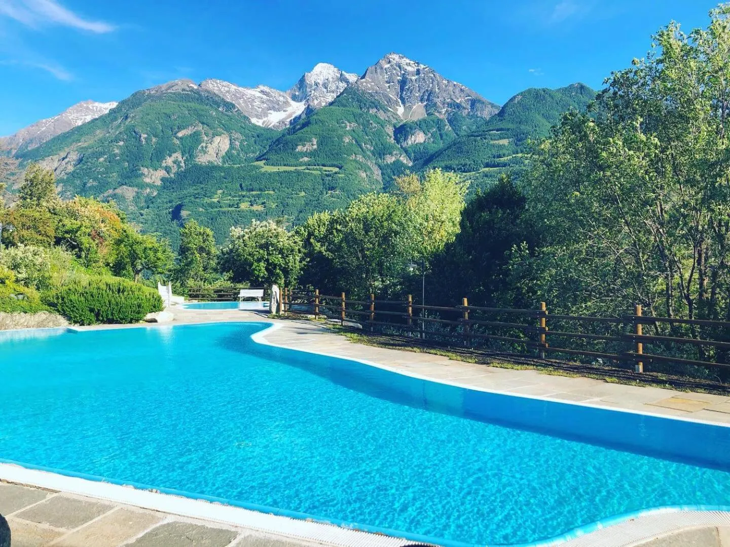 Swimming pool in Hotel Milleluci
