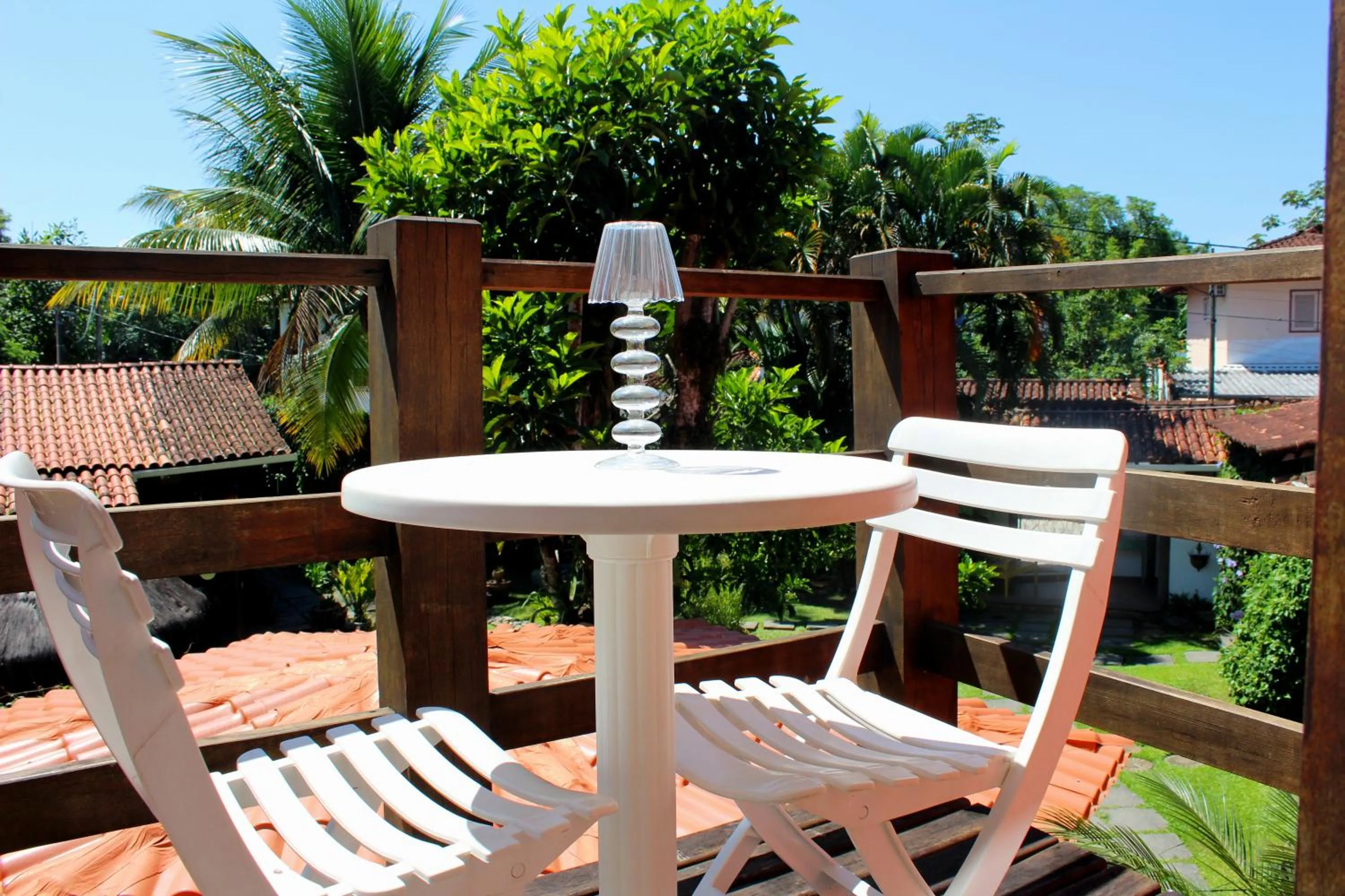 Balcony/Terrace in Recanto das Andorinhas Studios