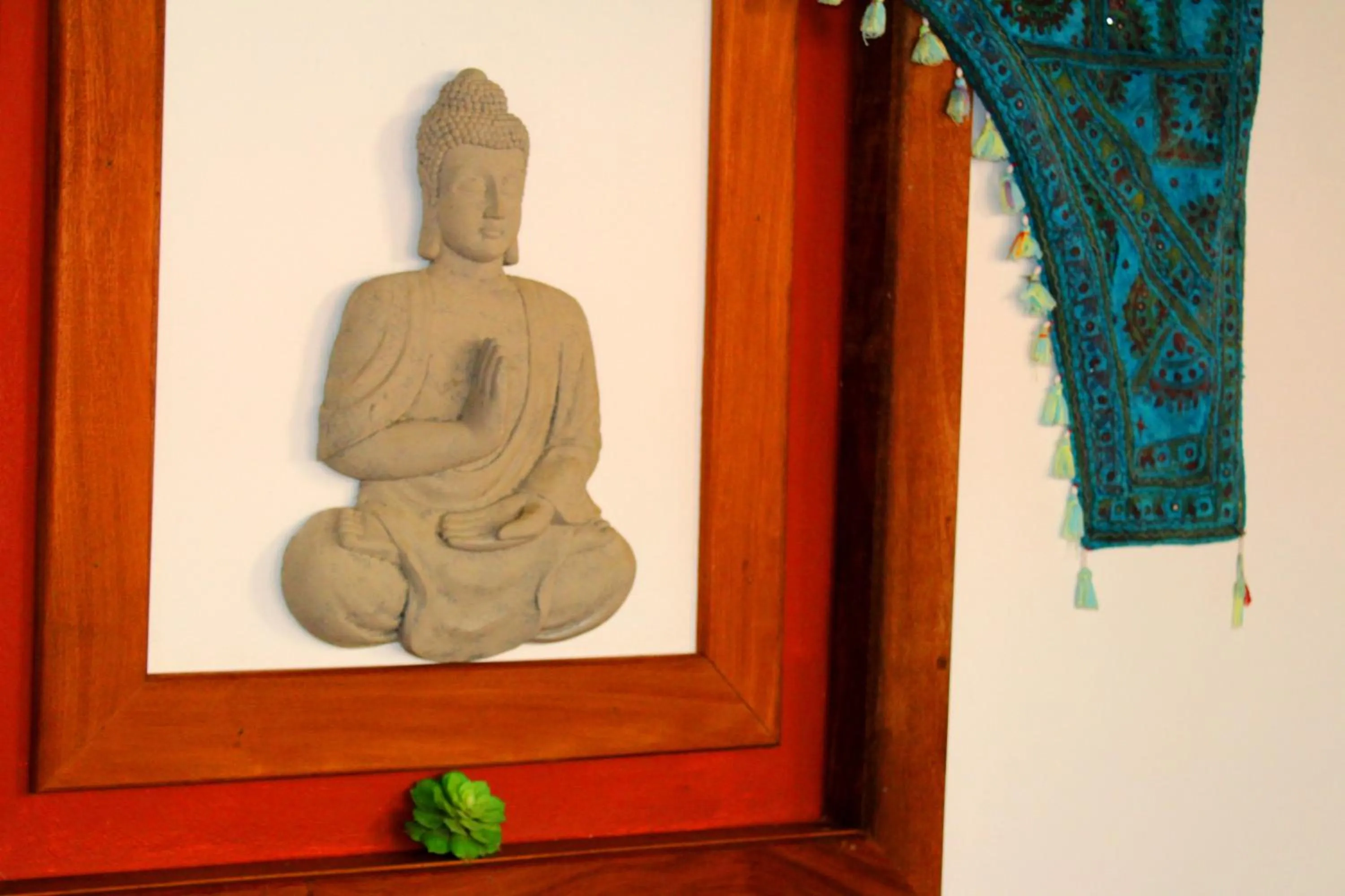 Decorative detail in Recanto das Andorinhas Studios