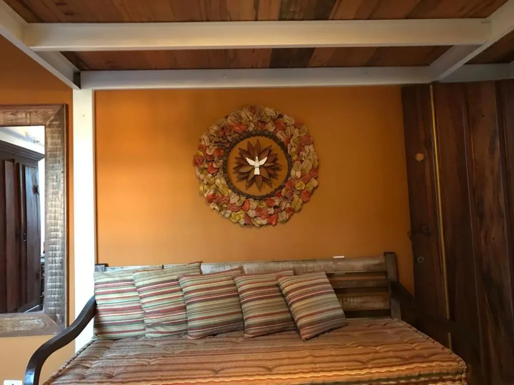 Bed in Recanto das Andorinhas Studios