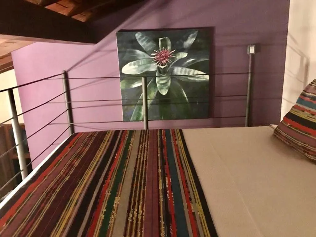 Bed in Recanto das Andorinhas Studios