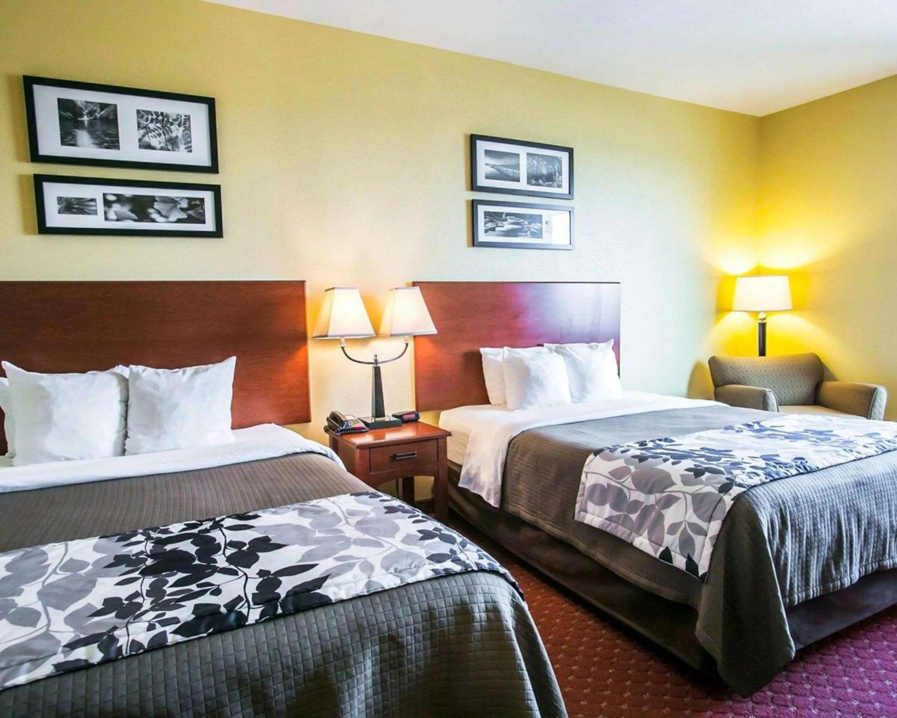 Property building, Bed in Sleep Inn & Suites New Braunfels