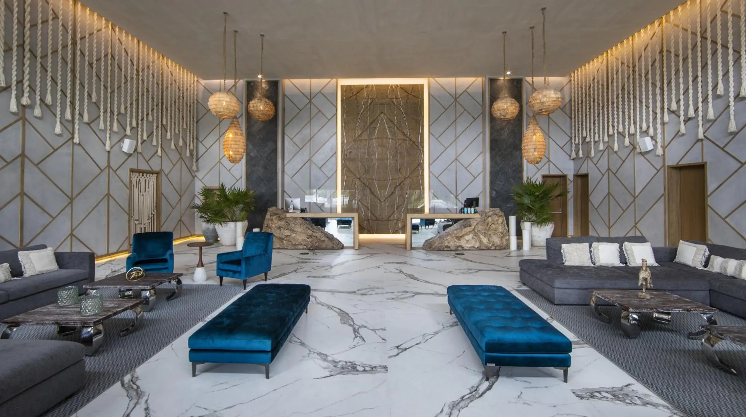 Lobby or reception in Palmaïa The House of AïA All Inclusive Wellness Resort Lobby or reception in Palmaïa The House of AïA All Inclusive Wellness Resort