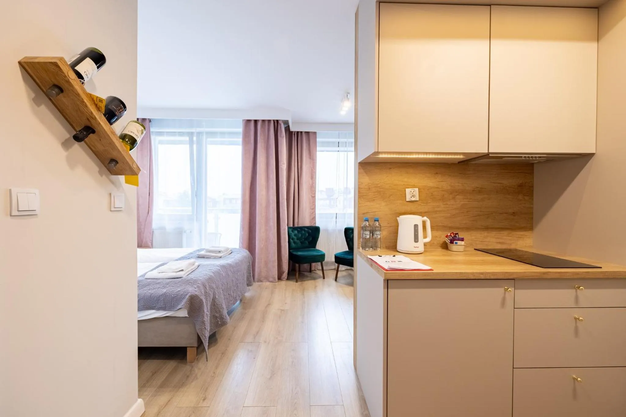 Bathroom, Bed in Apartamenty Rondo