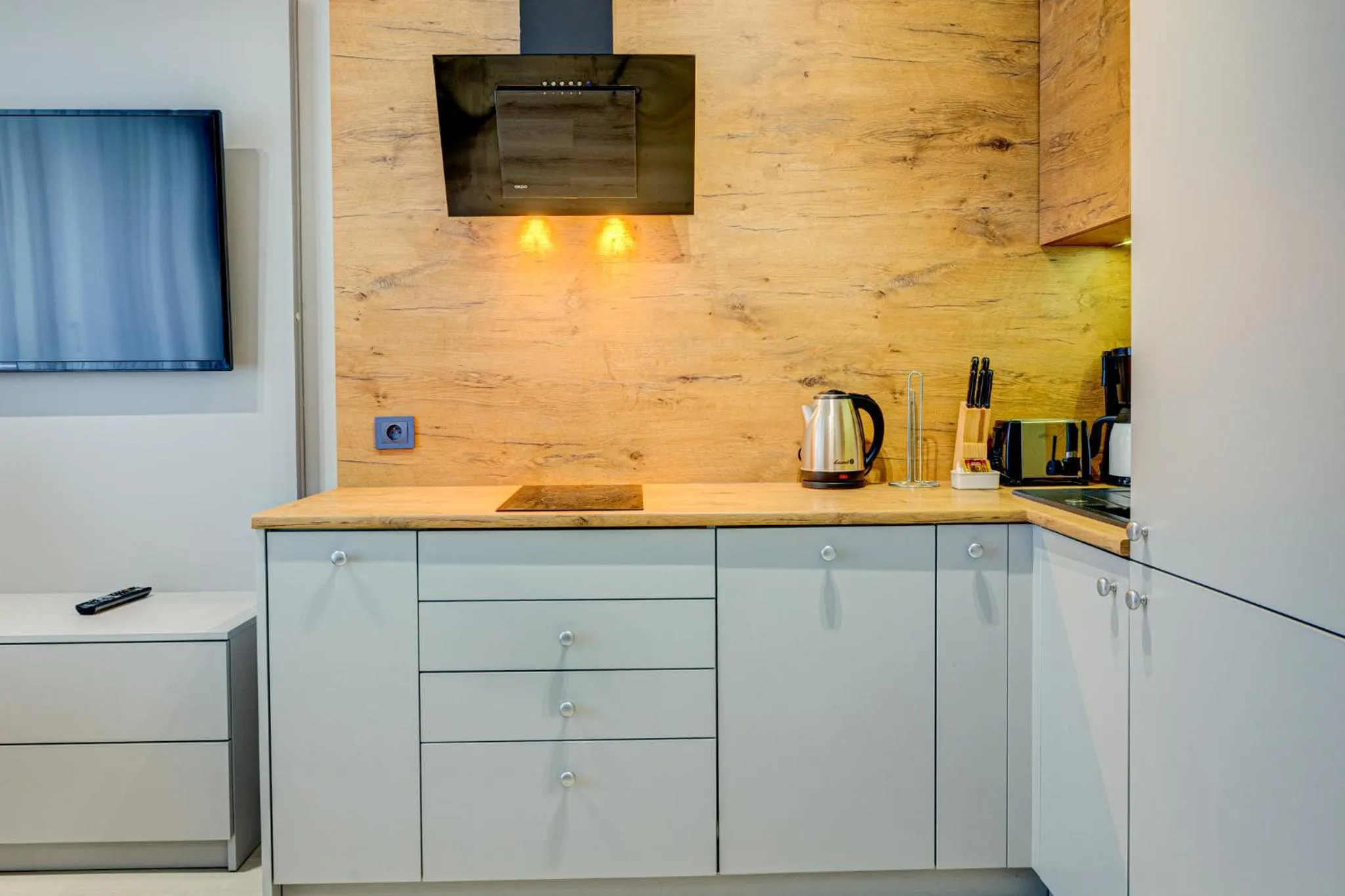 Kitchen or kitchenette in Apartamenty Rondo