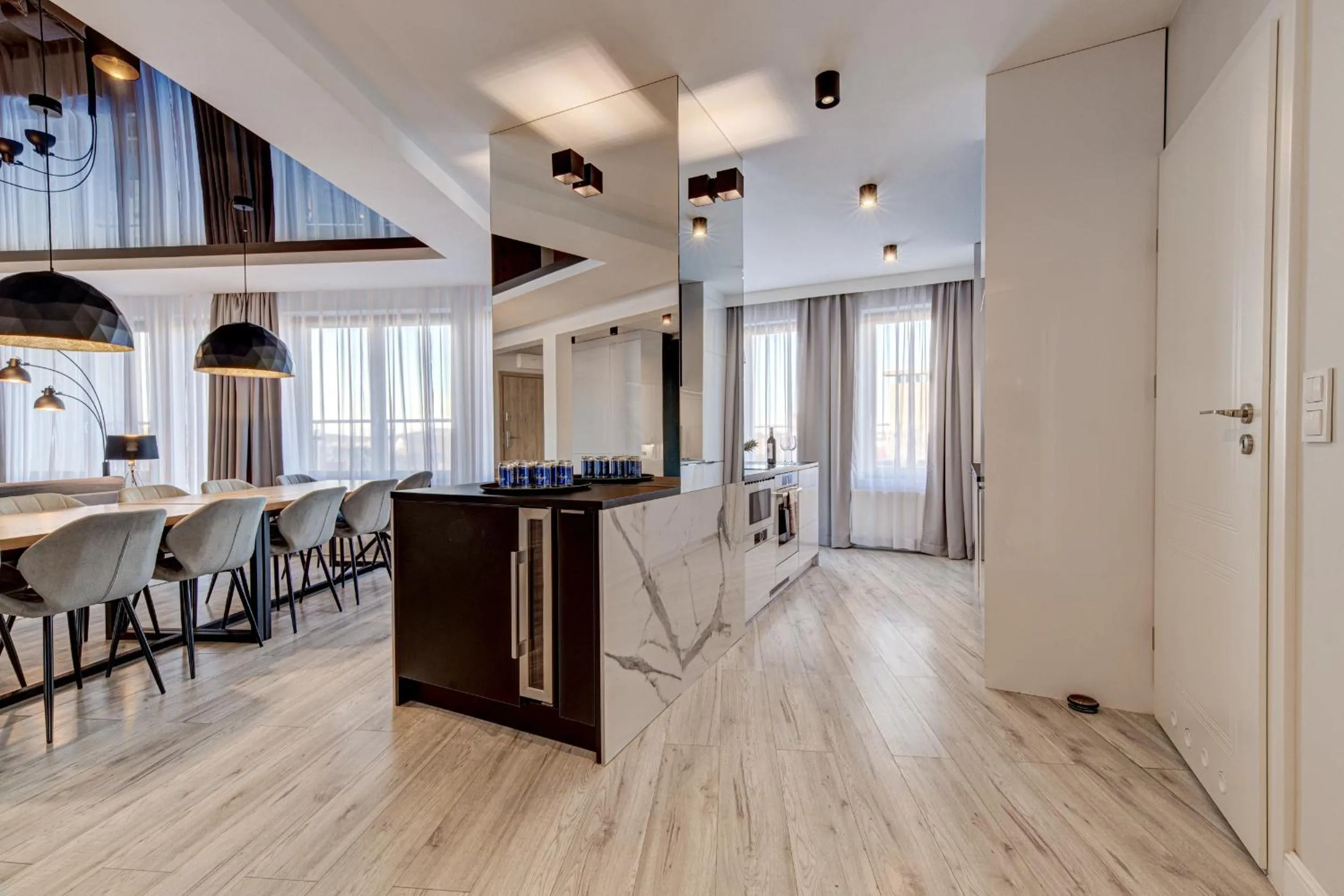 Kitchen or kitchenette in Apartamenty Rondo