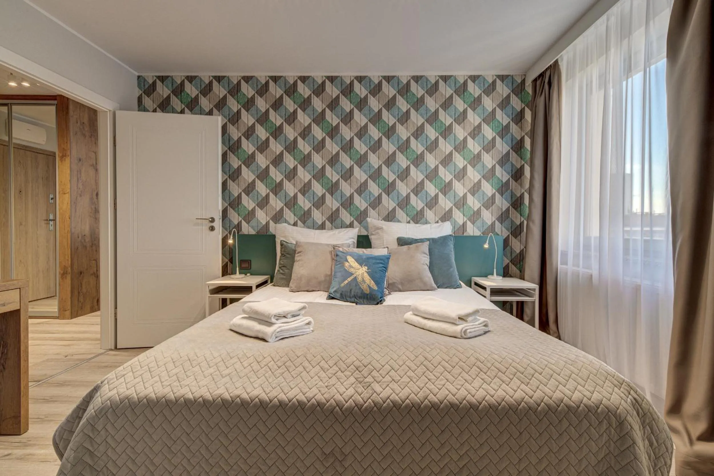 Bedroom, Bed in Apartamenty Rondo