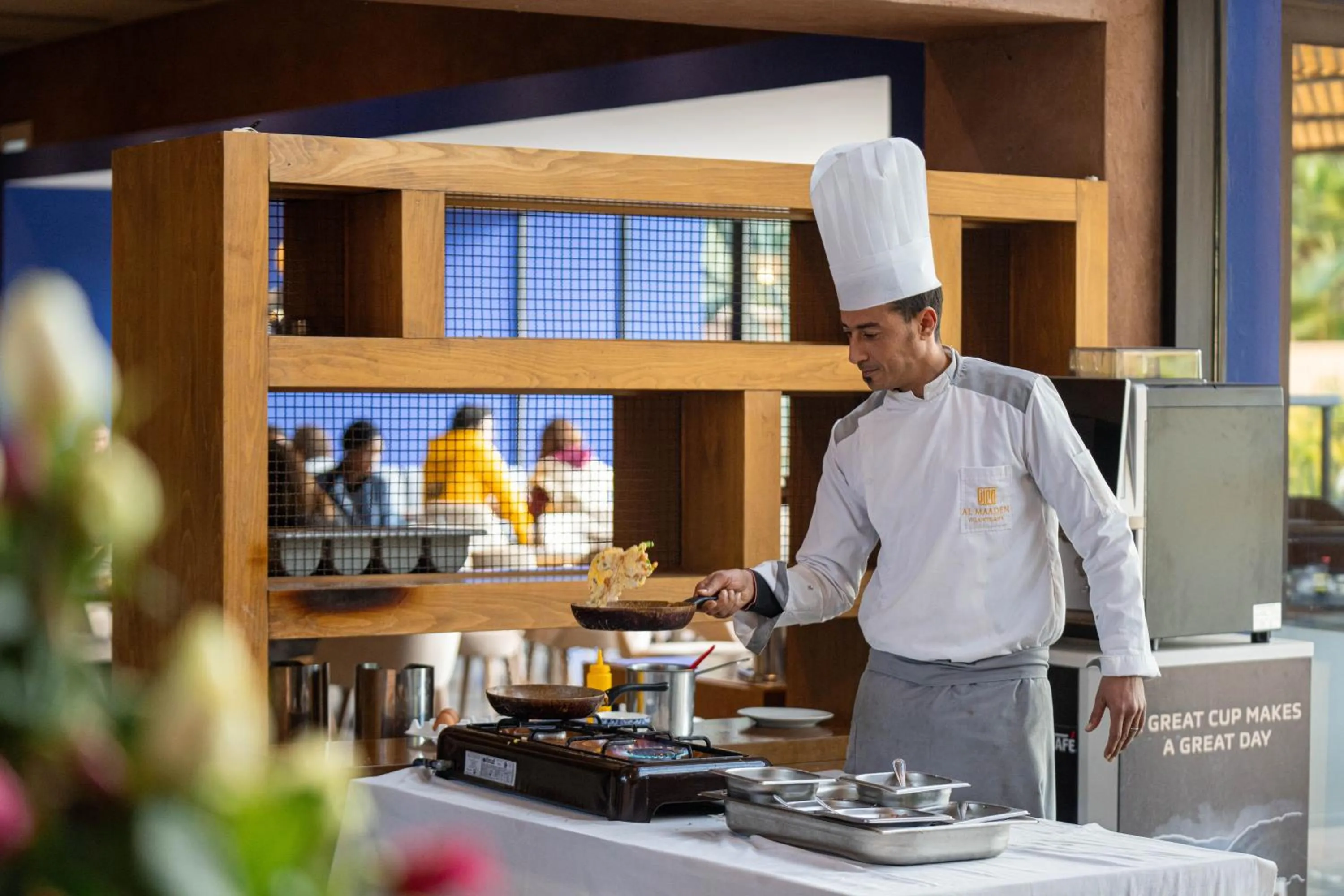 Breakfast in Al Maaden Villa Hotel & Spa