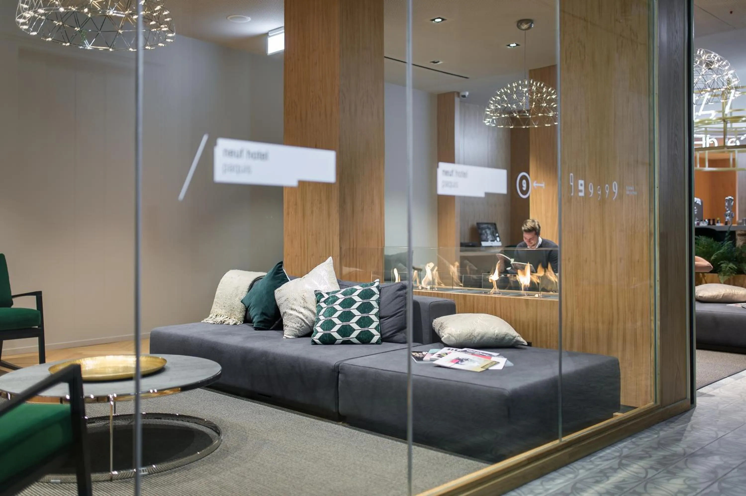 Living room in 9Hotel Paquis