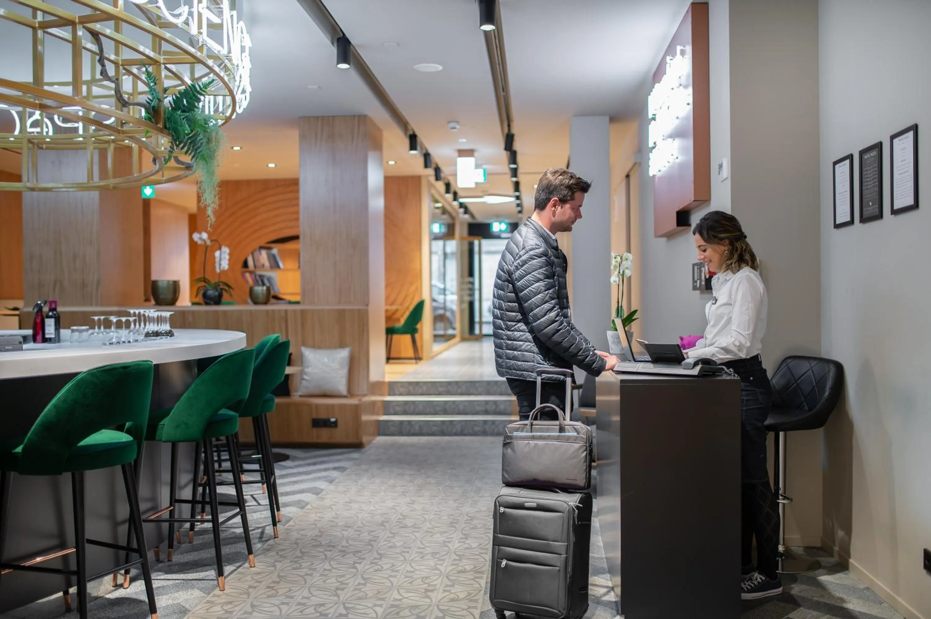 Guests in 9Hotel Paquis