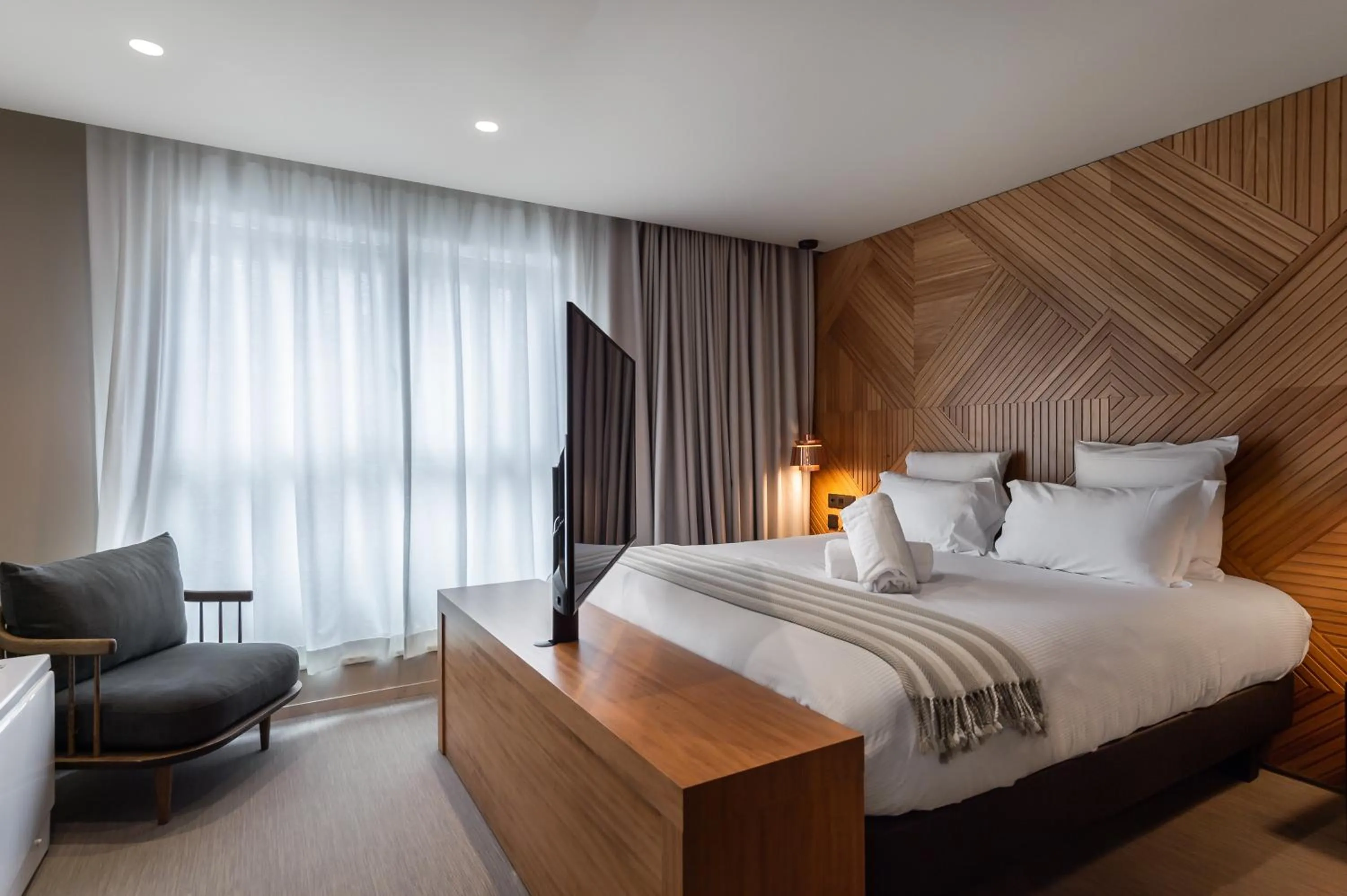 Bed in 9Hotel Paquis