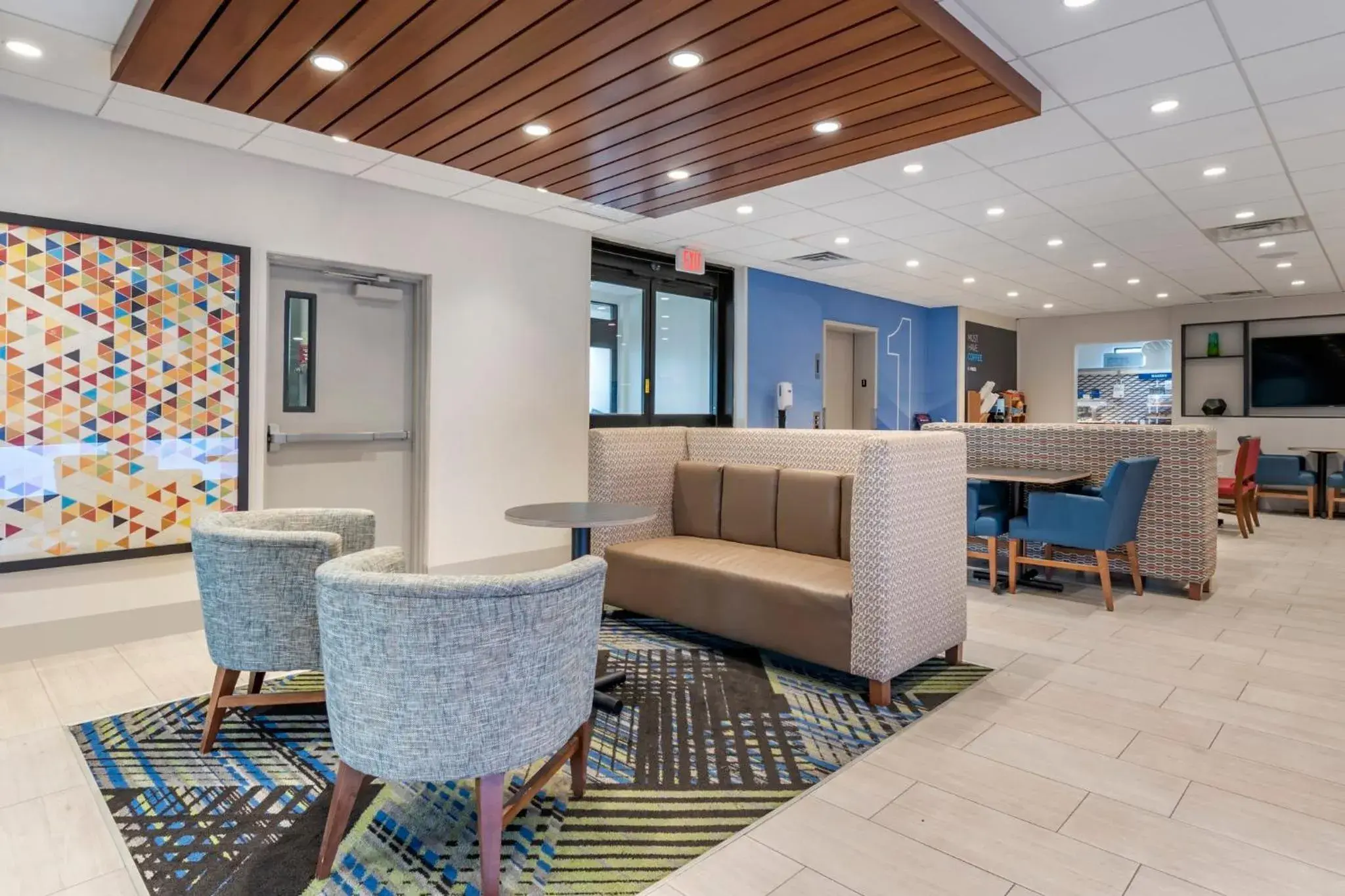 Lobby or reception in Holiday Inn Express Jonestown Ft Indiantown Gap by IHG Lobby or reception in Holiday Inn Express Jonestown Ft Indiantown Gap by IHG