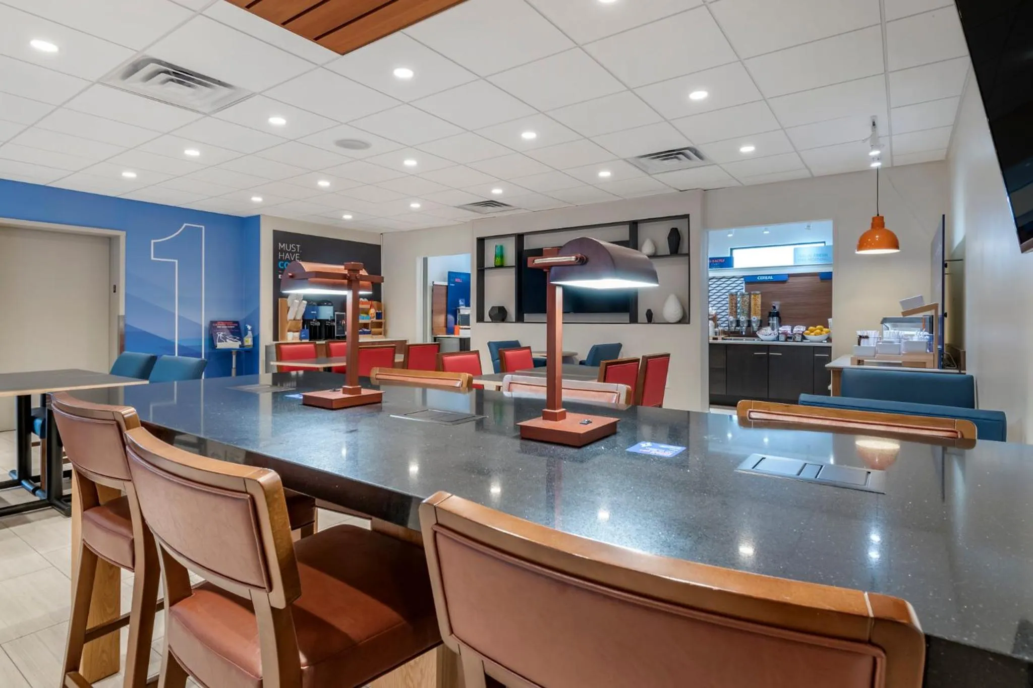 Breakfast in Holiday Inn Express Jonestown Ft Indiantown Gap by IHG