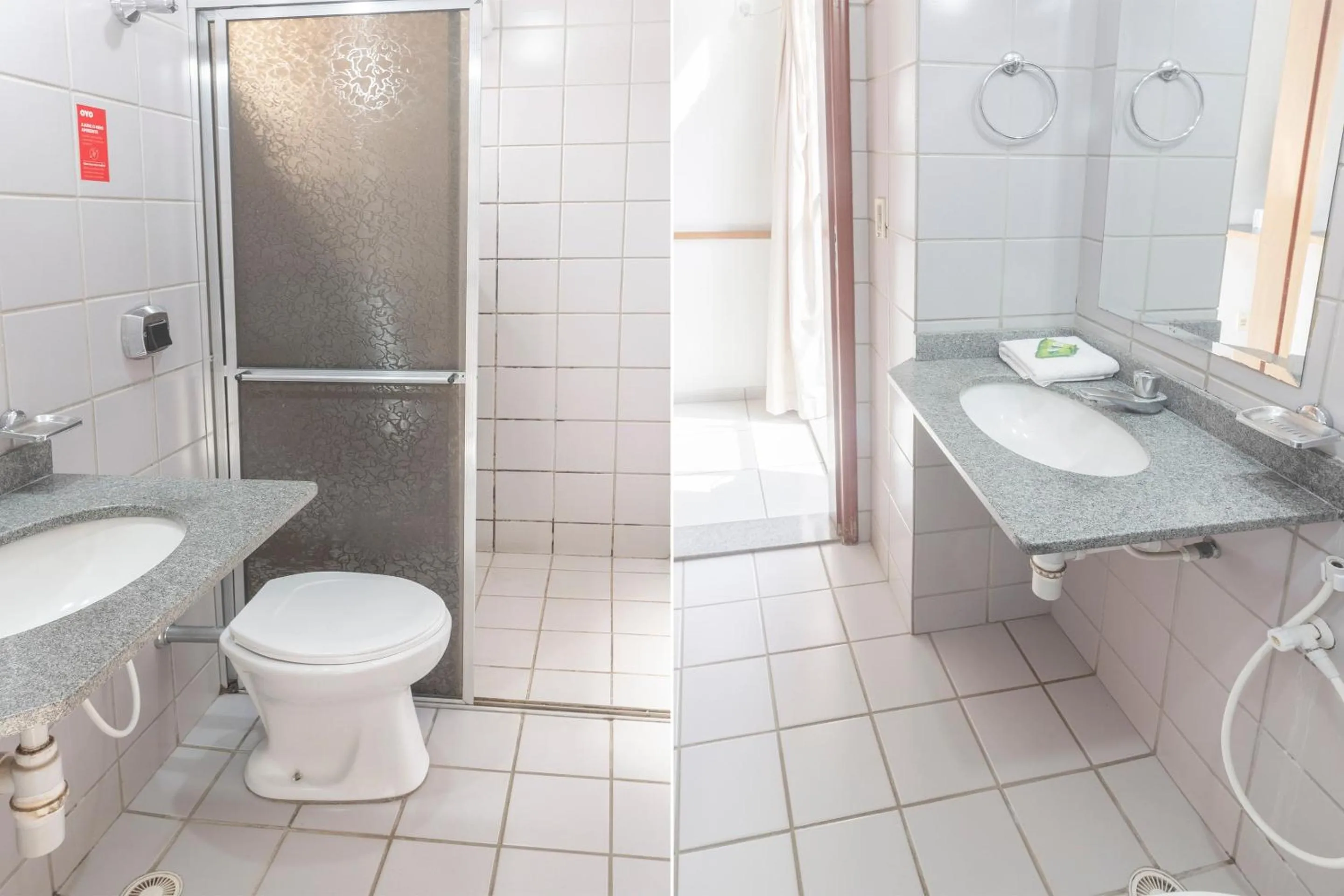 Bathroom in Mangabeiras Hotel