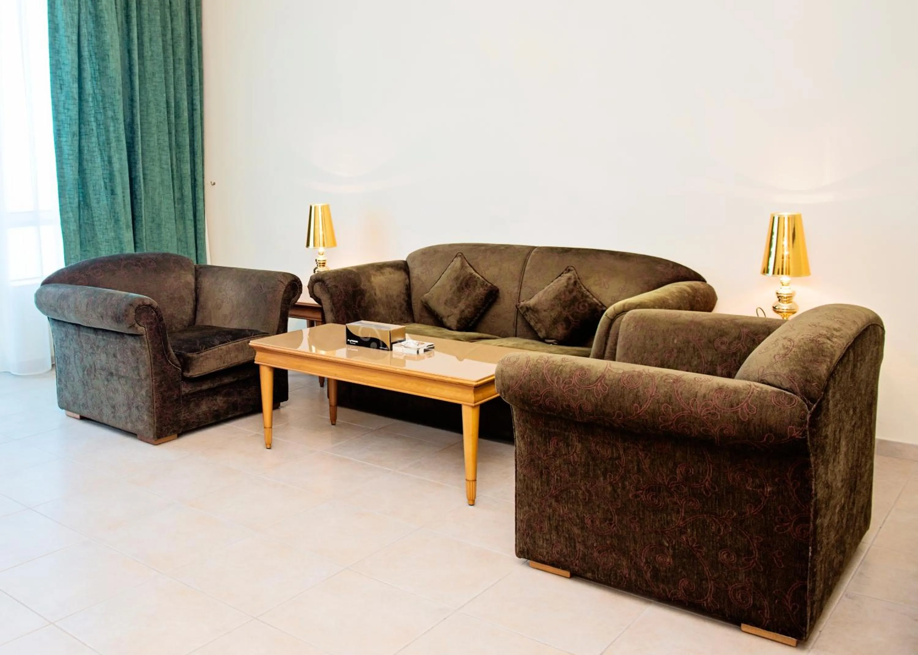 Living room in Platinum Hotel Apartments