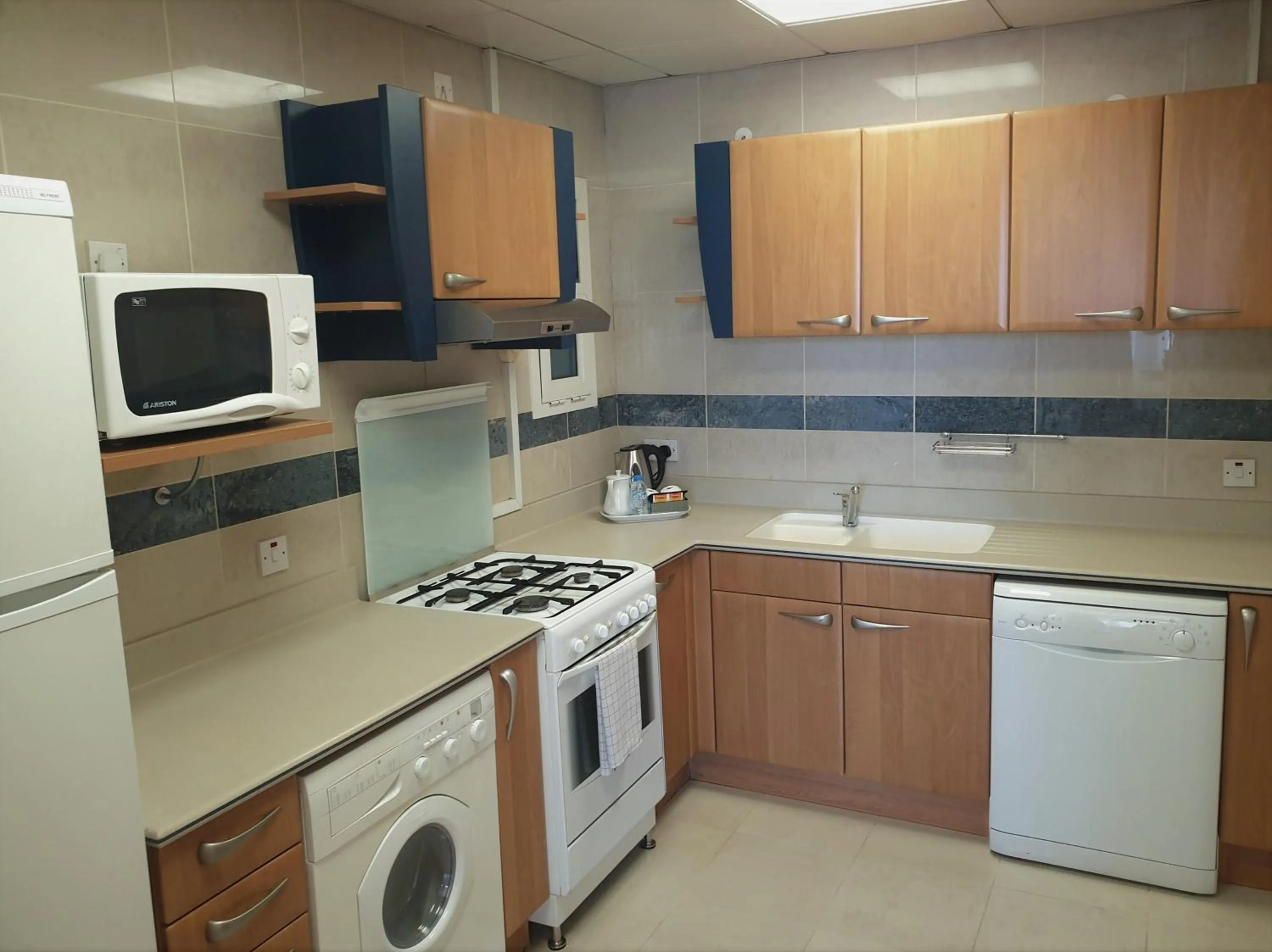 Kitchen or kitchenette in Platinum Hotel Apartments