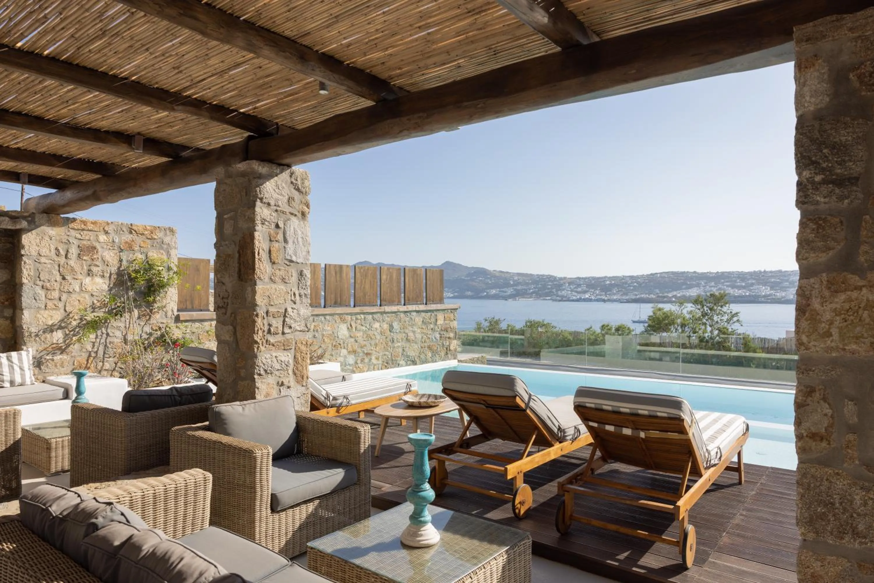 Balcony/Terrace in Amaris Mykonian Residence