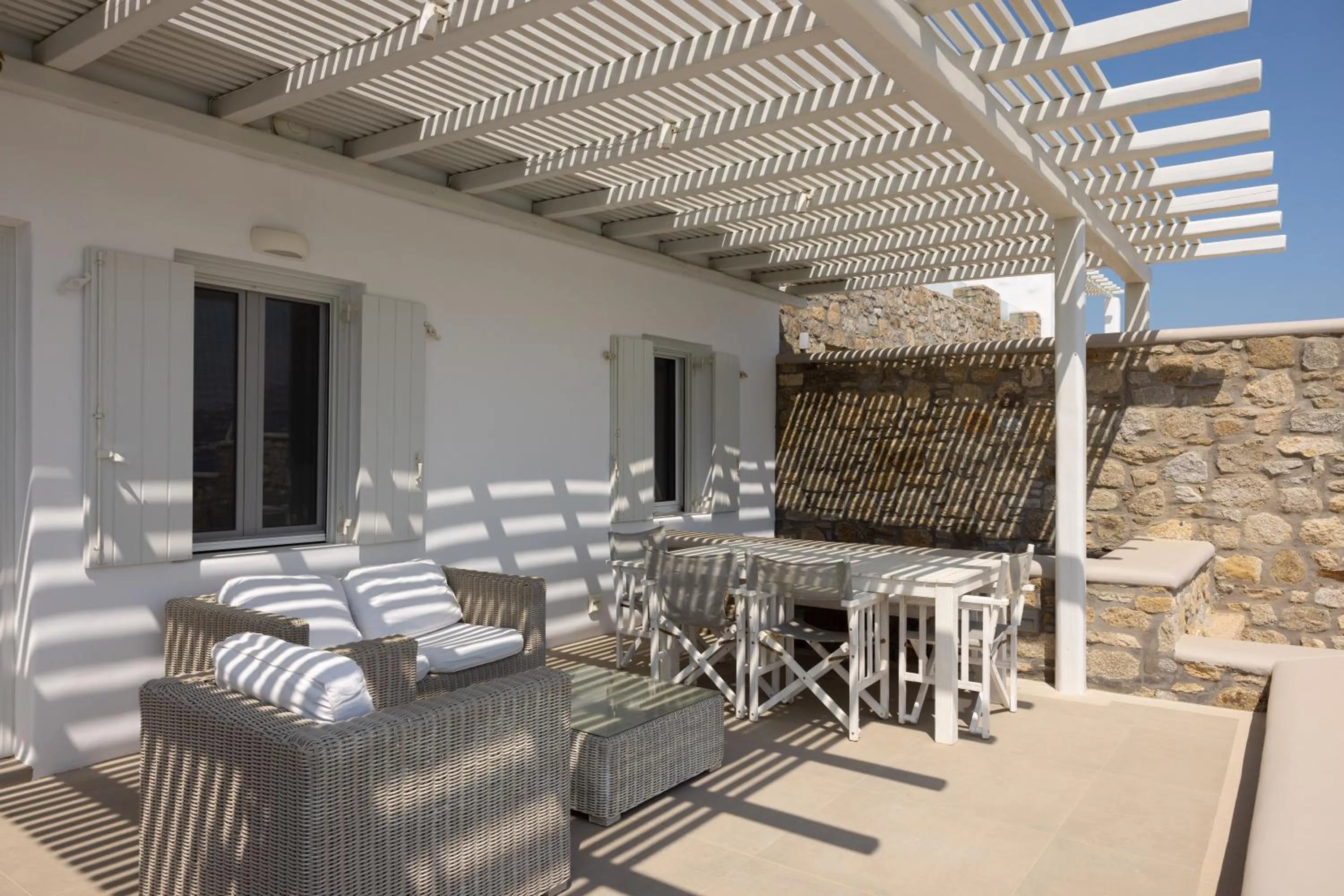 Balcony/Terrace in Amaris Mykonian Residence
