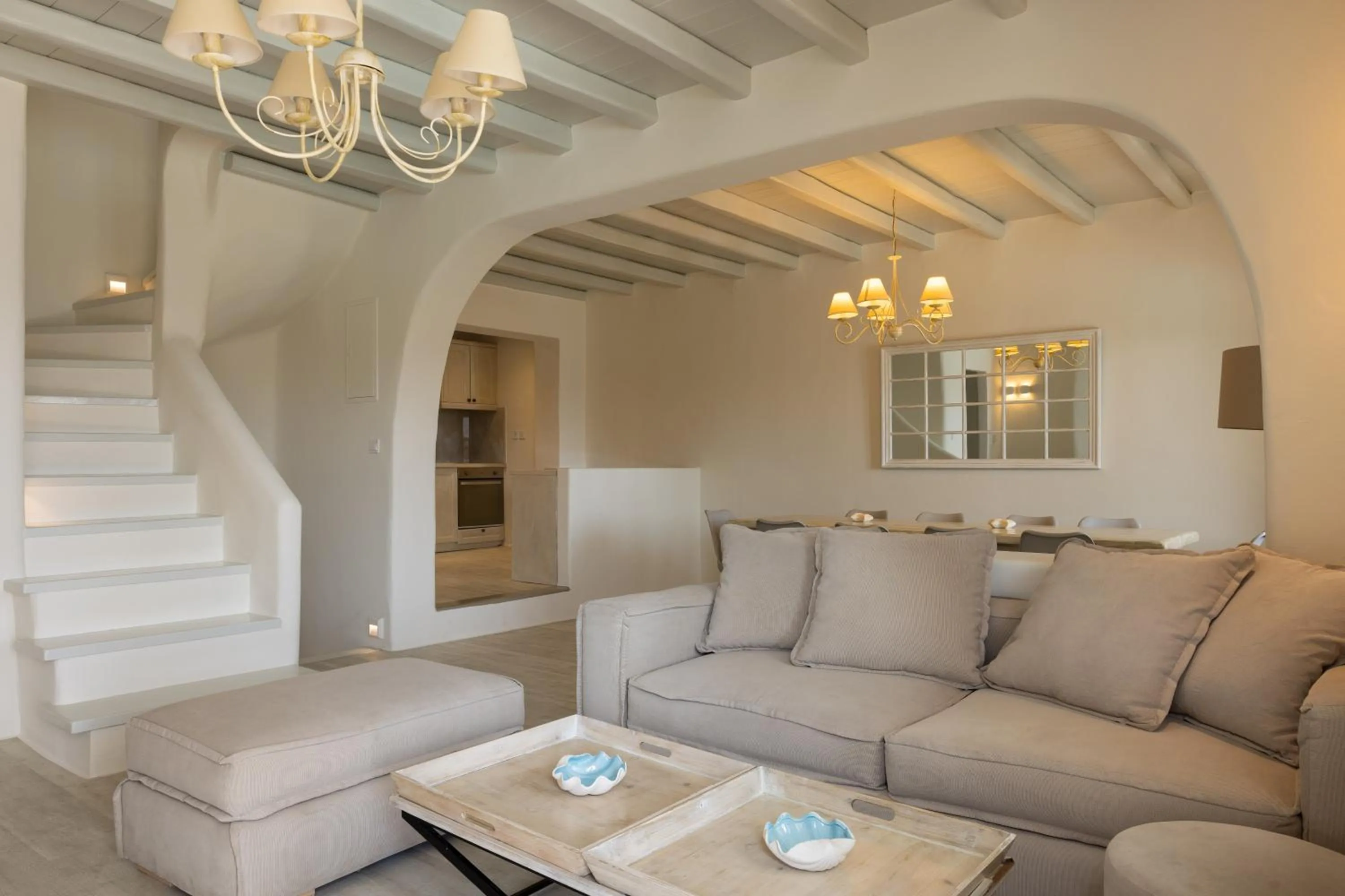 Living room in Amaris Mykonian Residence