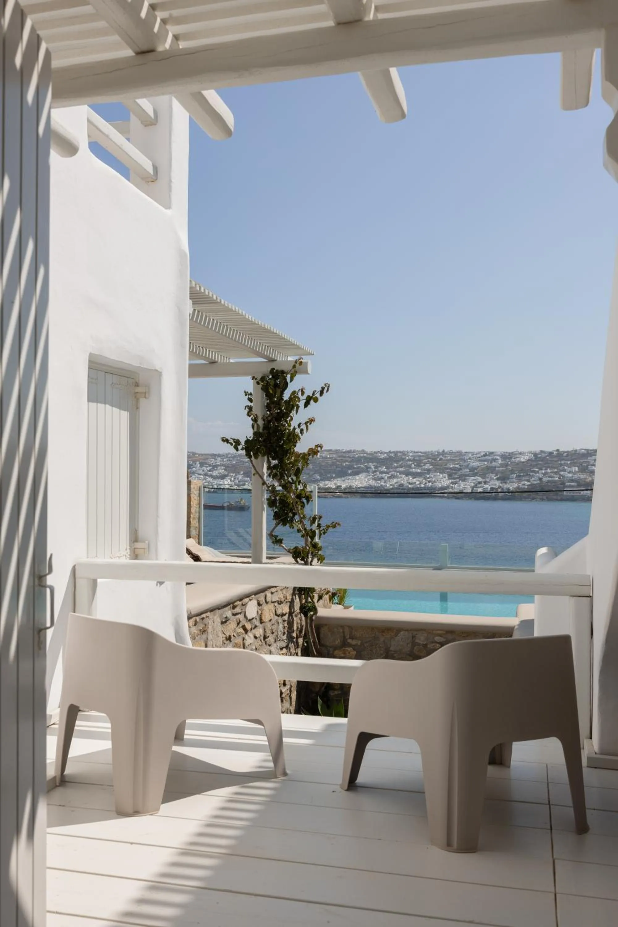 Balcony/Terrace in Amaris Mykonian Residence