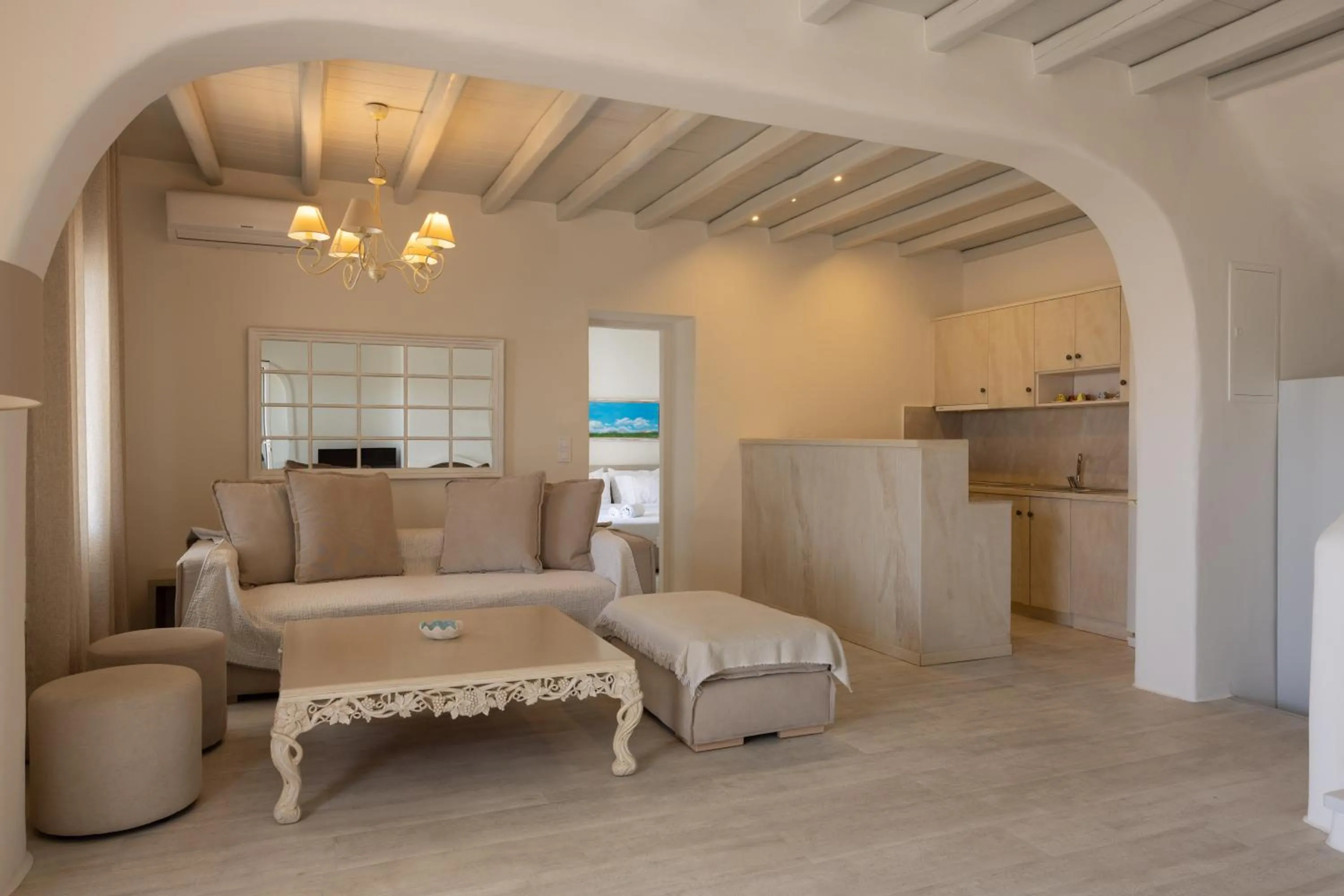 Living room in Amaris Mykonian Residence