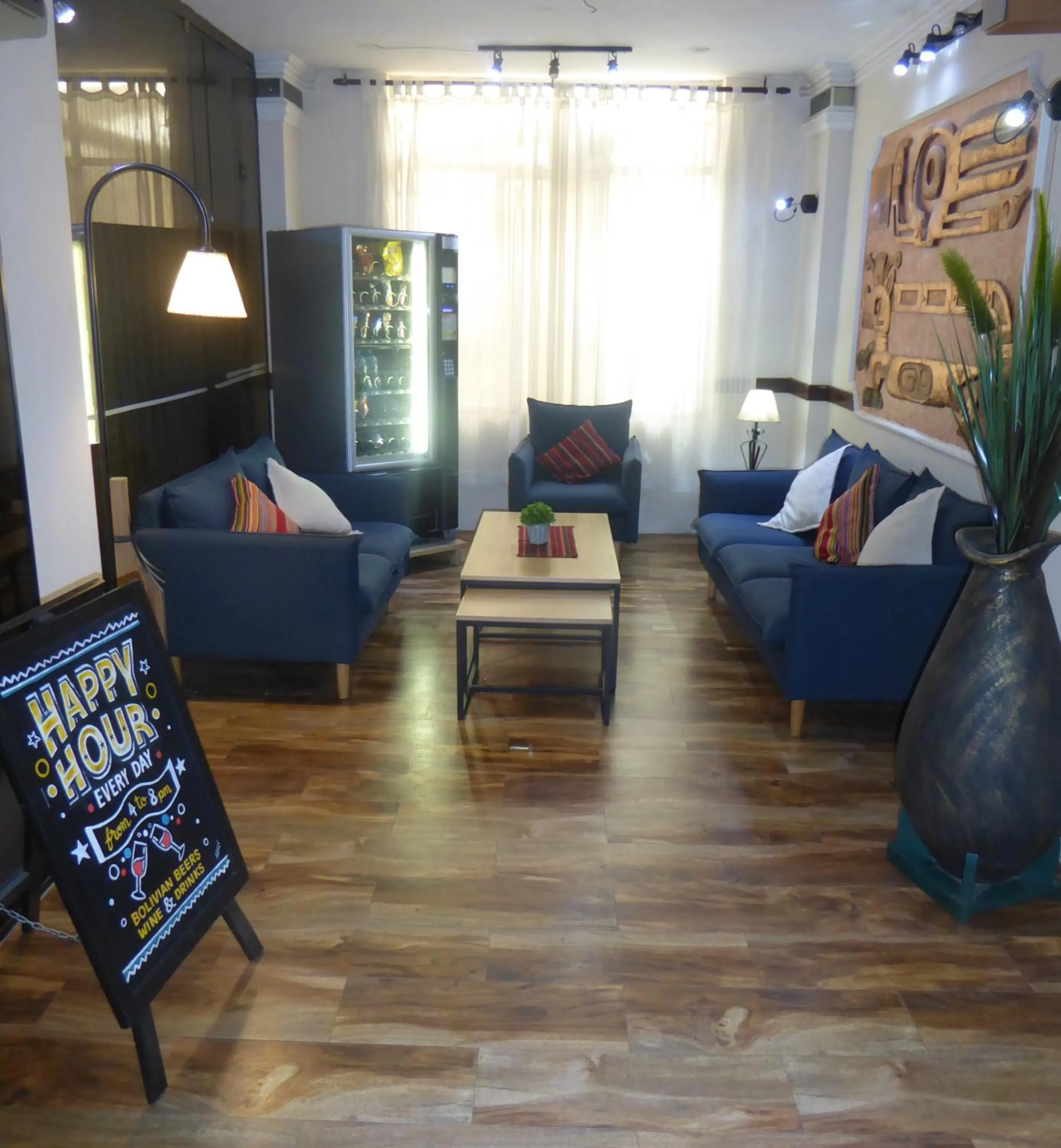 Lobby or reception in Hotel Sagarnaga