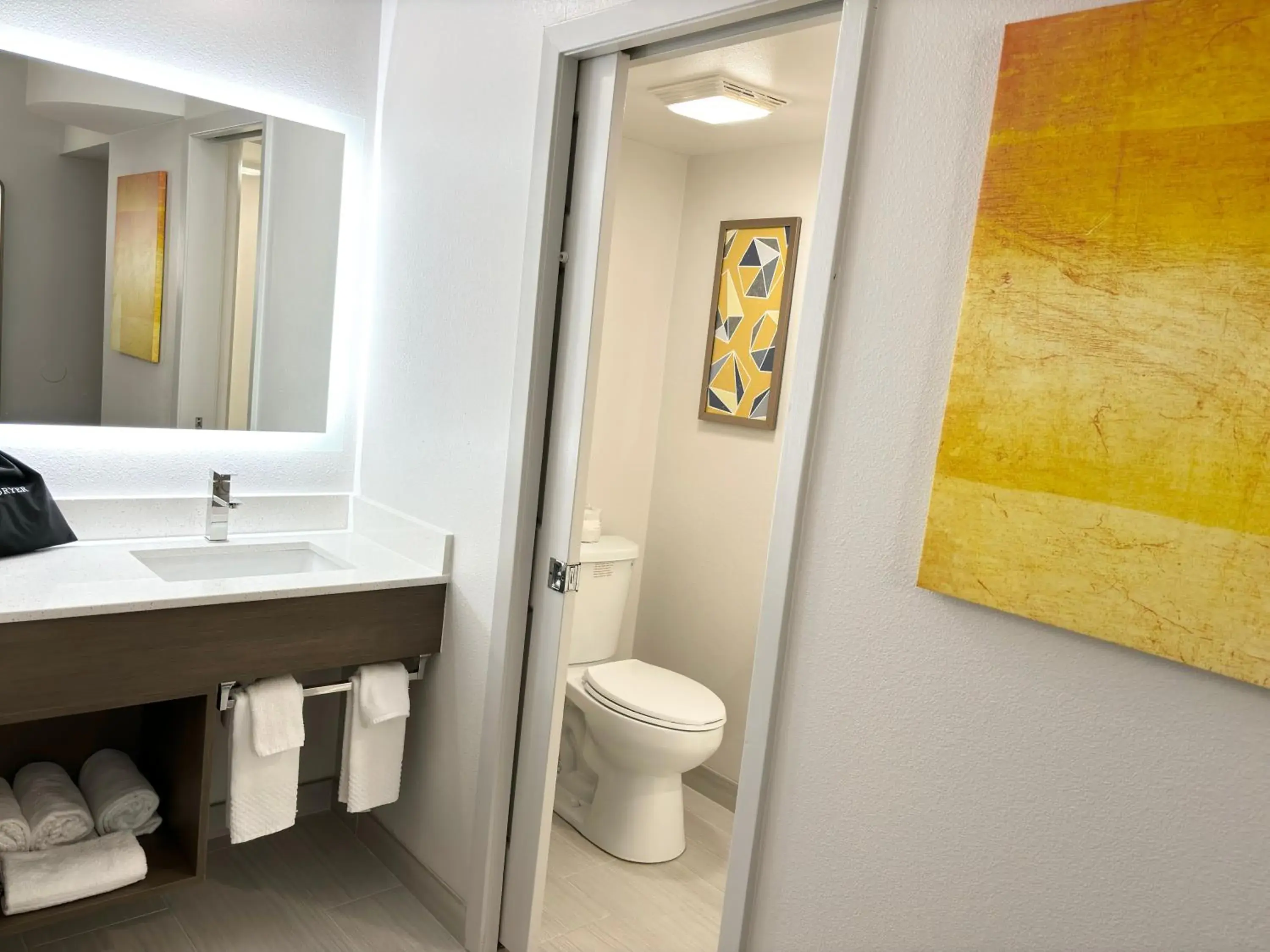 Bathroom in Comfort Inn Marietta-Atlanta near Ballpark-Galleria Bathroom in Comfort Inn Marietta-Atlanta near Ballpark-Galleria