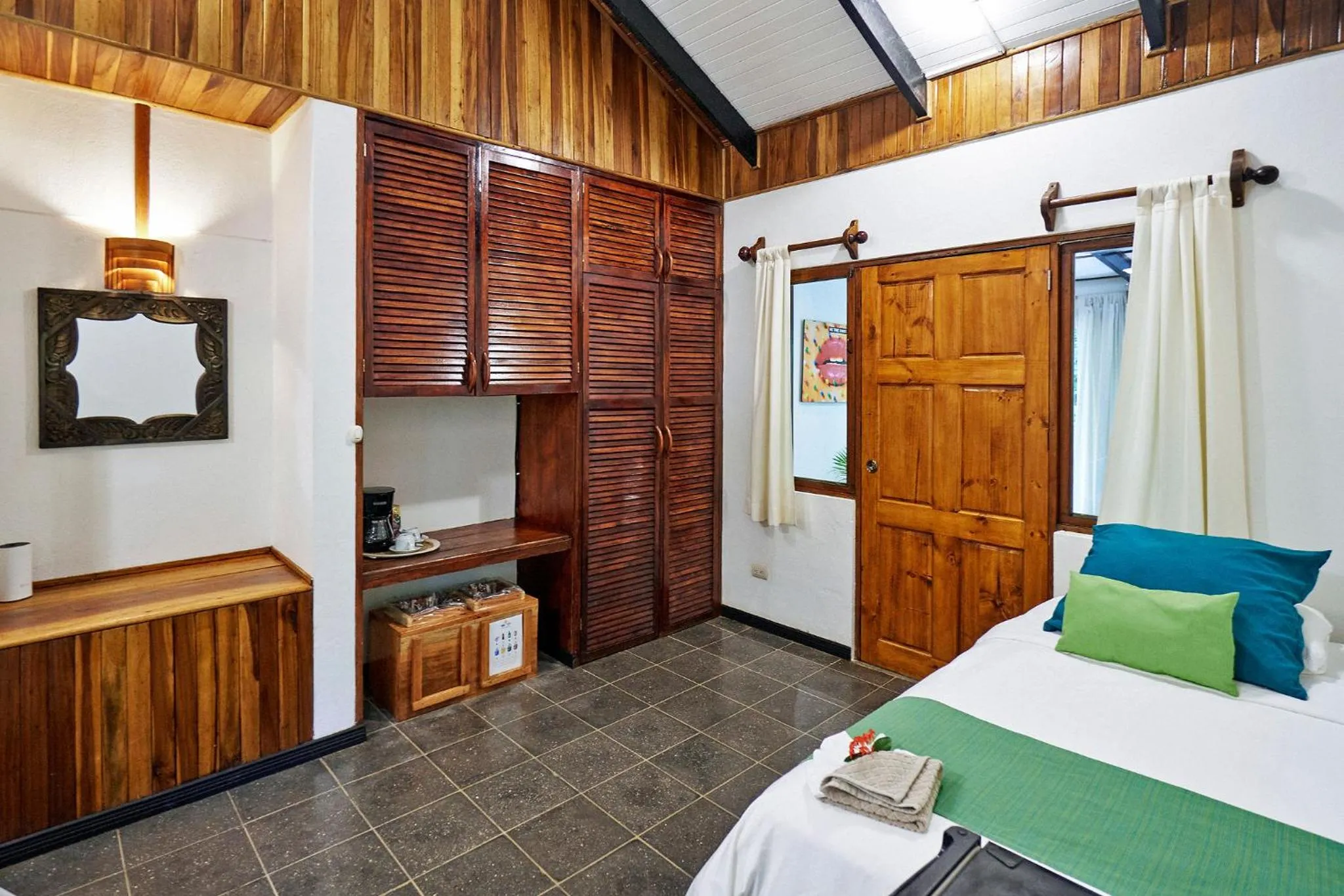 Bed in Hotel Tropico Latino