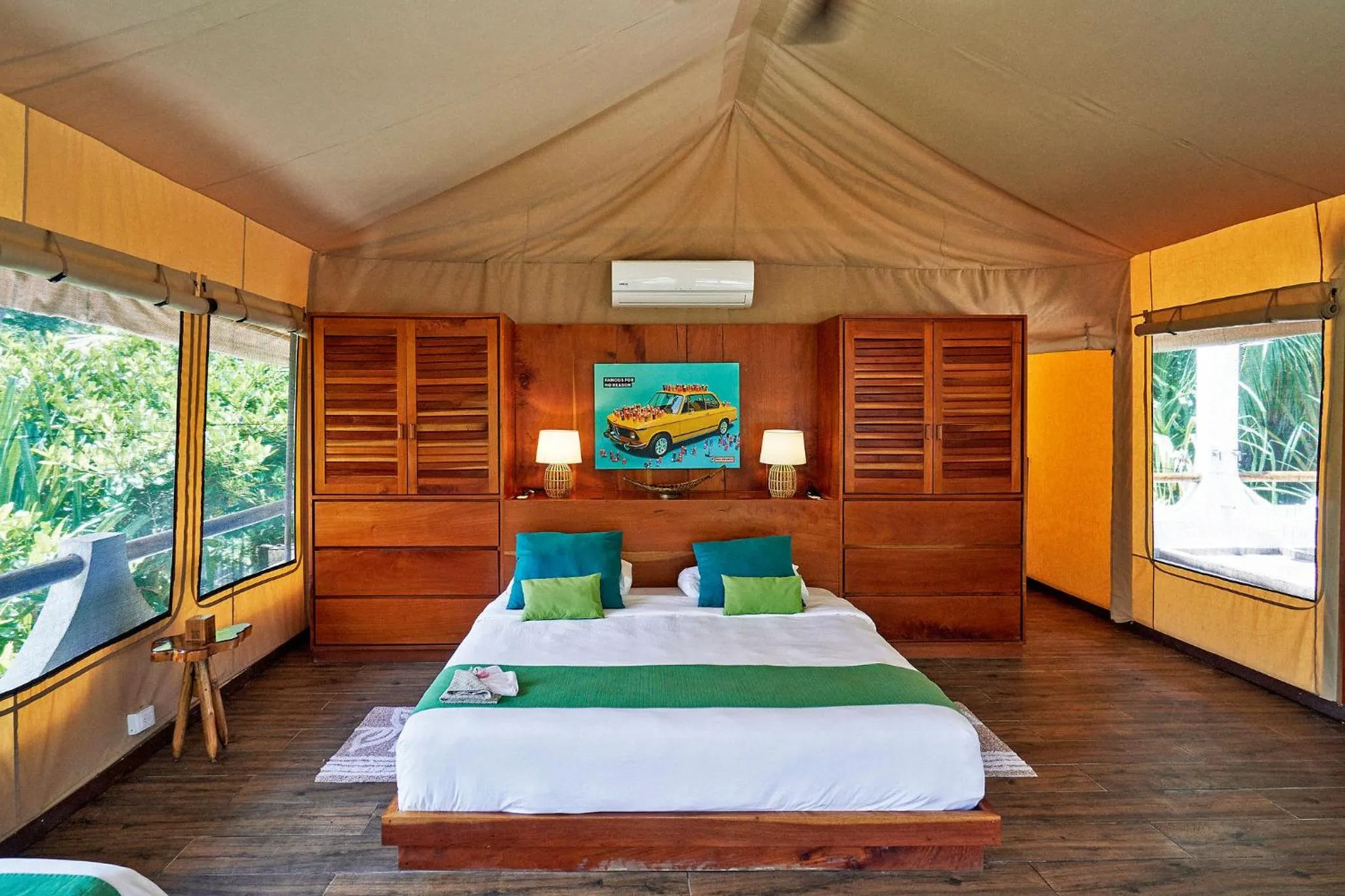 Bed in Hotel Tropico Latino