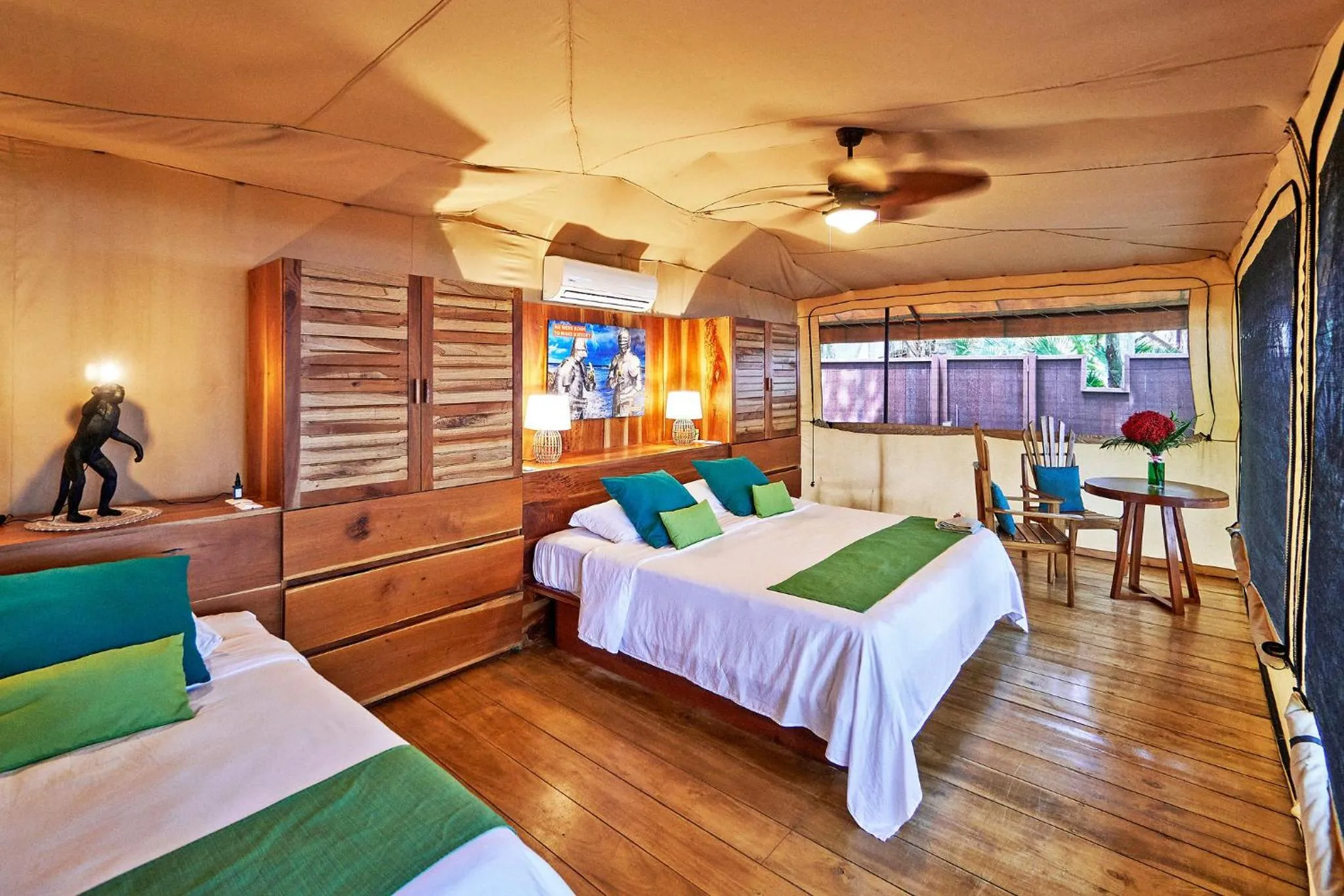 Bed in Hotel Tropico Latino