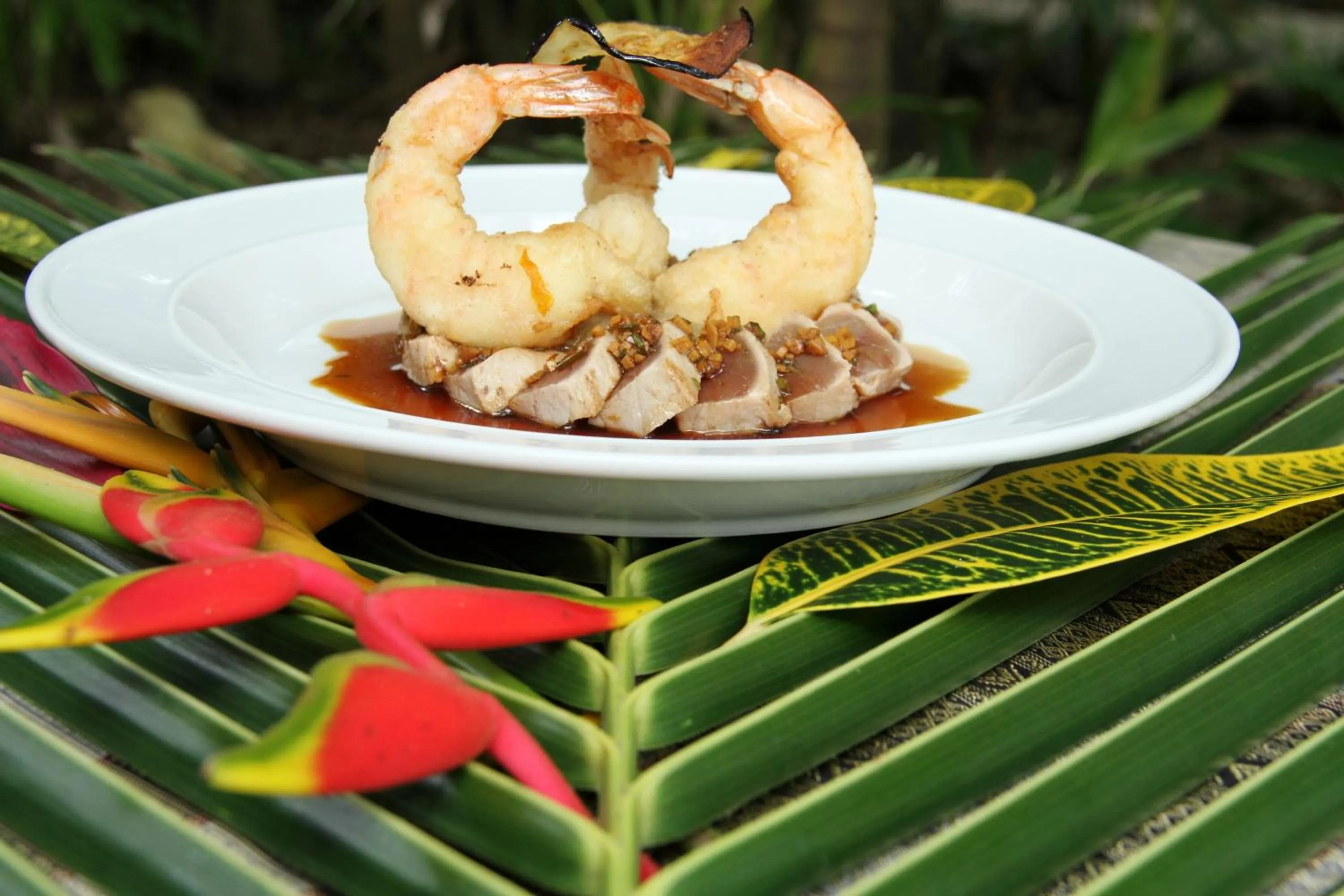 Food close-up in Hotel Tropico Latino