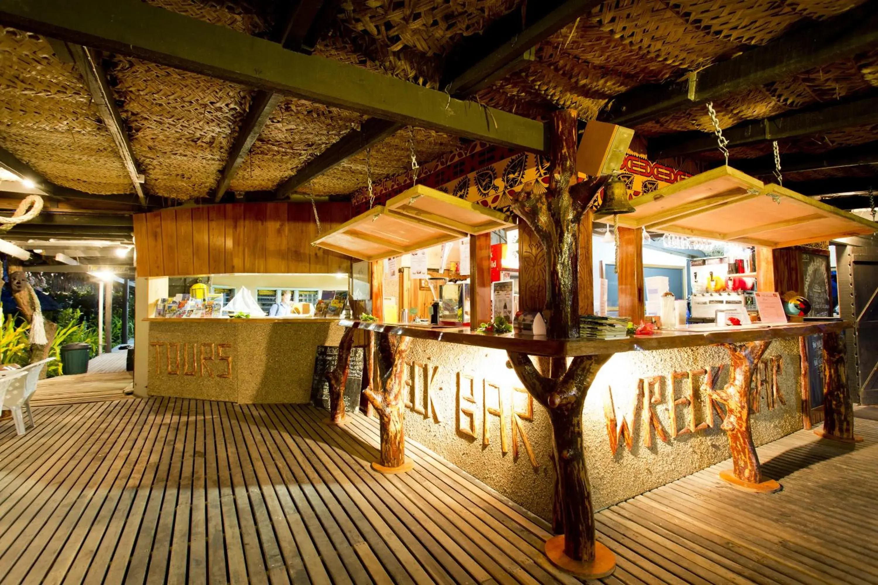 Lounge or bar in Likuri Island Resort Fiji Lounge or bar in Likuri Island Resort Fiji