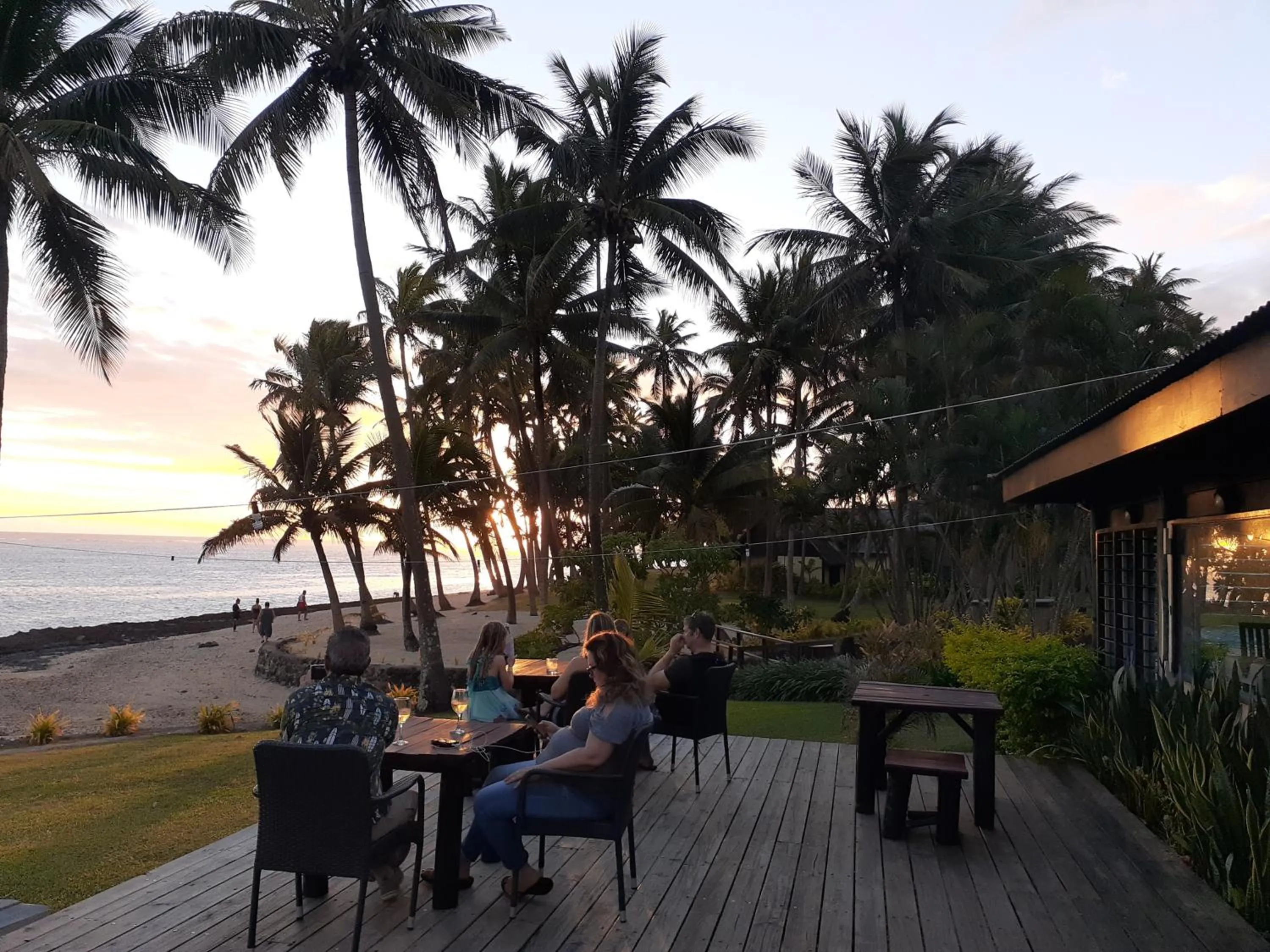 Dining area in Tambua Sands Beach Resort