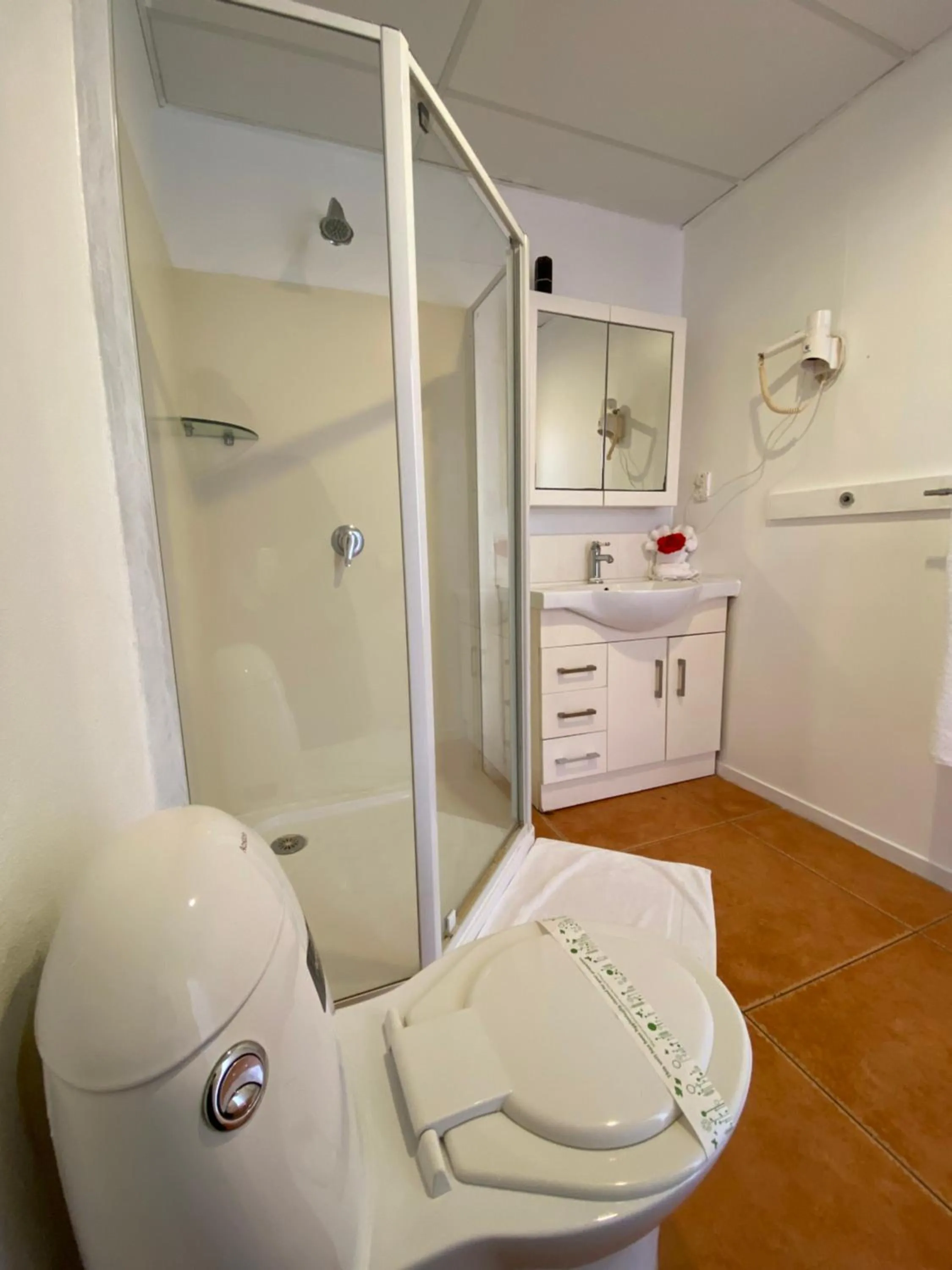 Shower in Little Italy Hotel