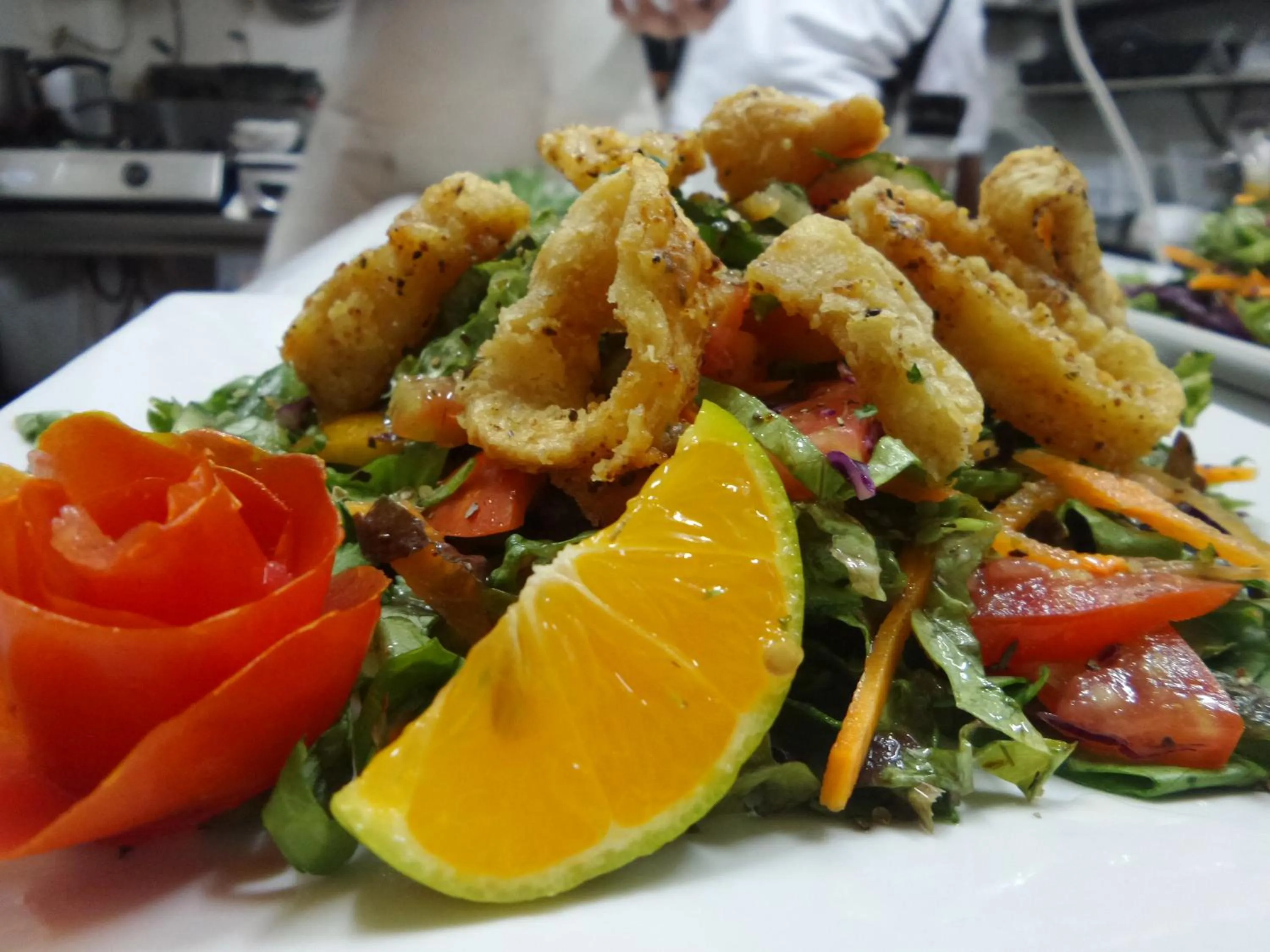 Food close-up in Little Italy Hotel
