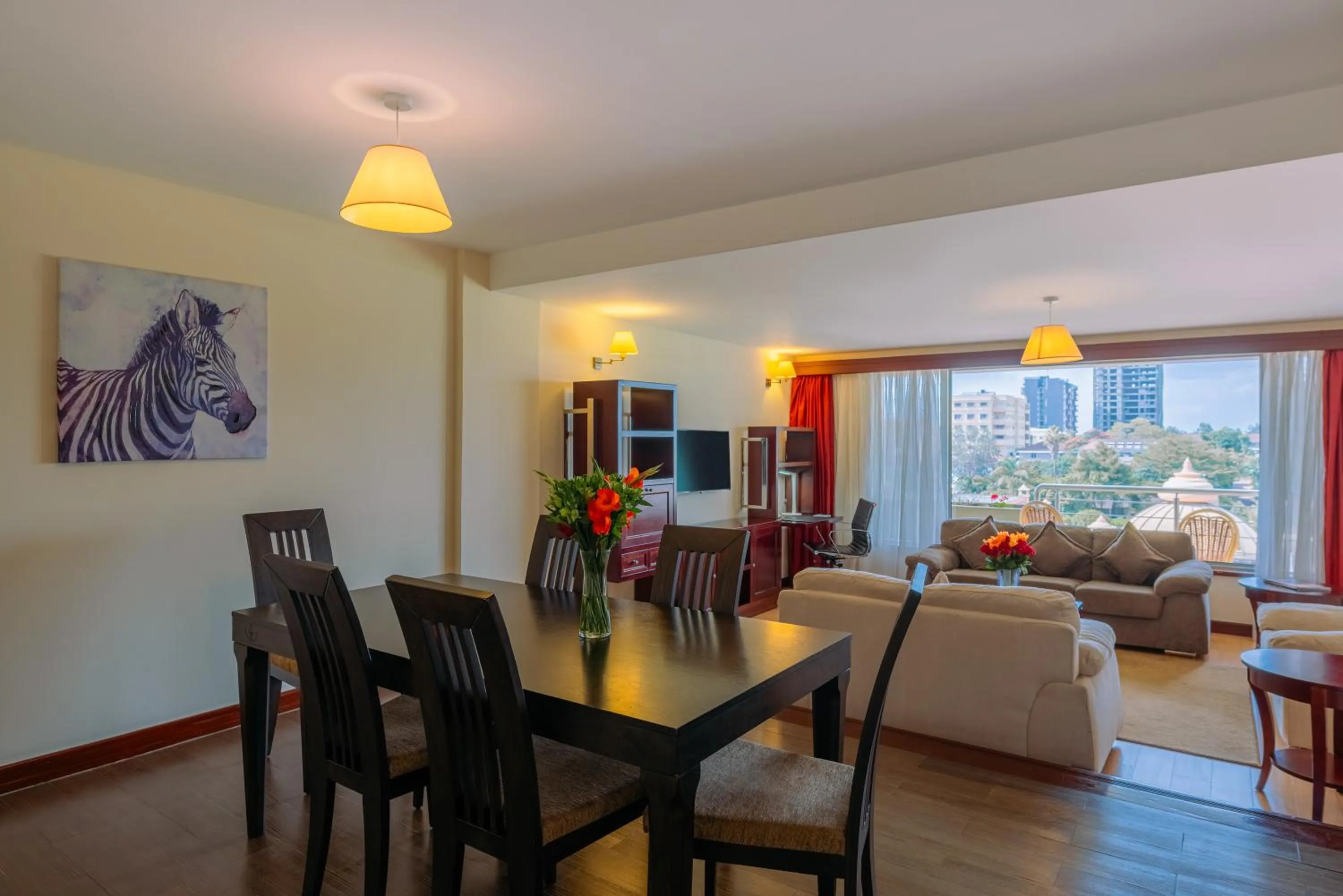 Living room in Mövenpick Hotel & Residences Nairobi