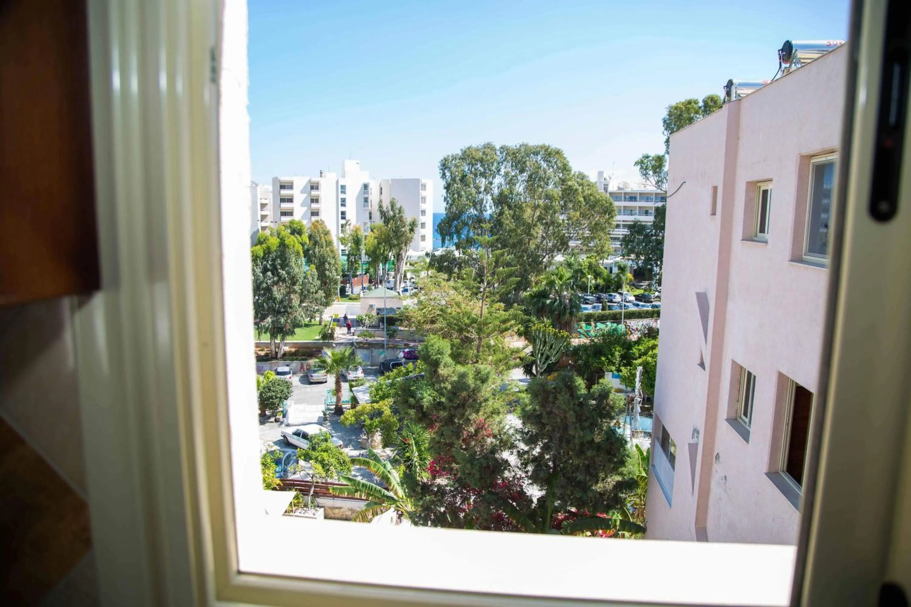 Garden view in Chrysanthos Boutique Apartments