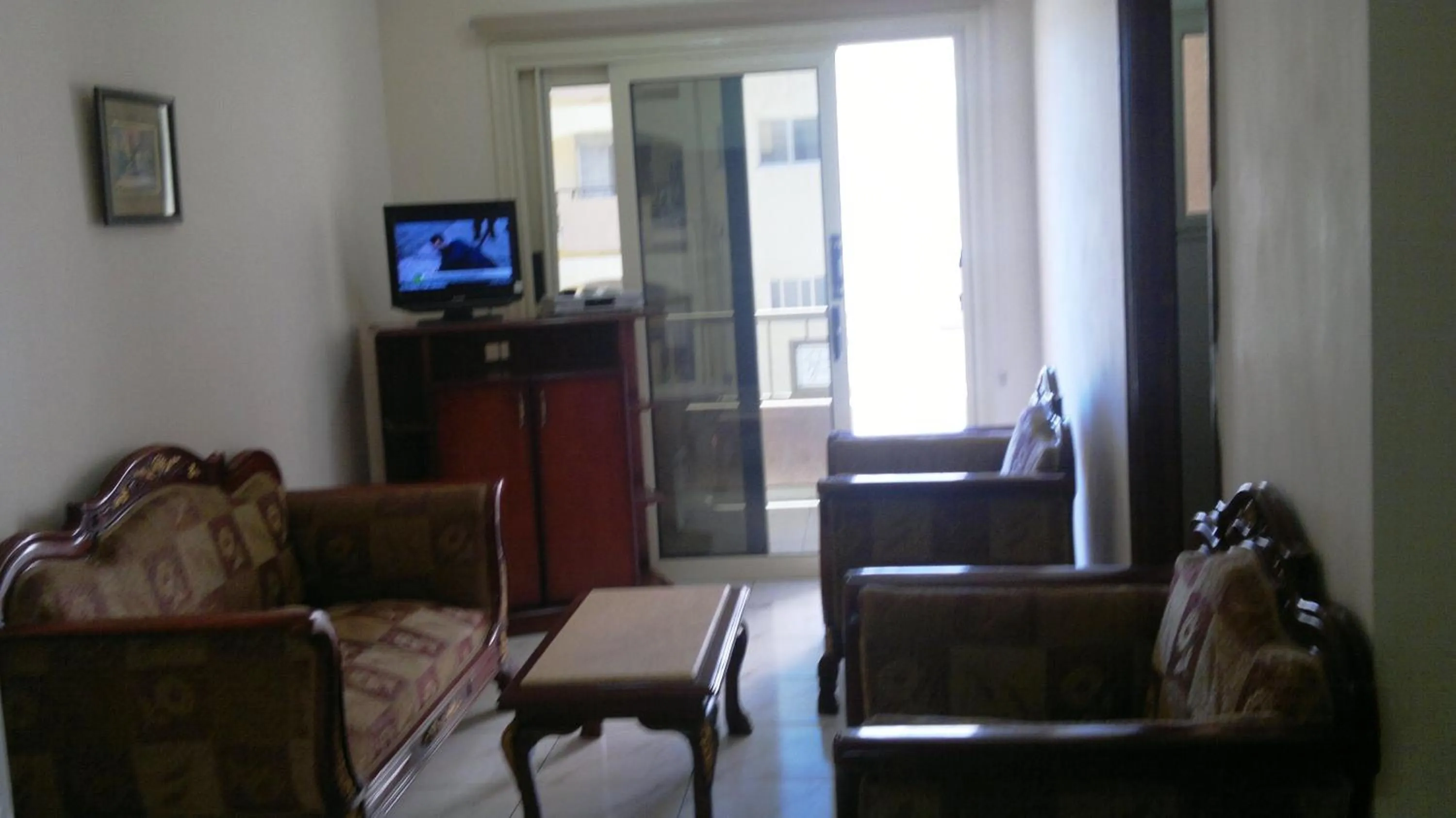 Living room in Chrysanthos Boutique Apartments
