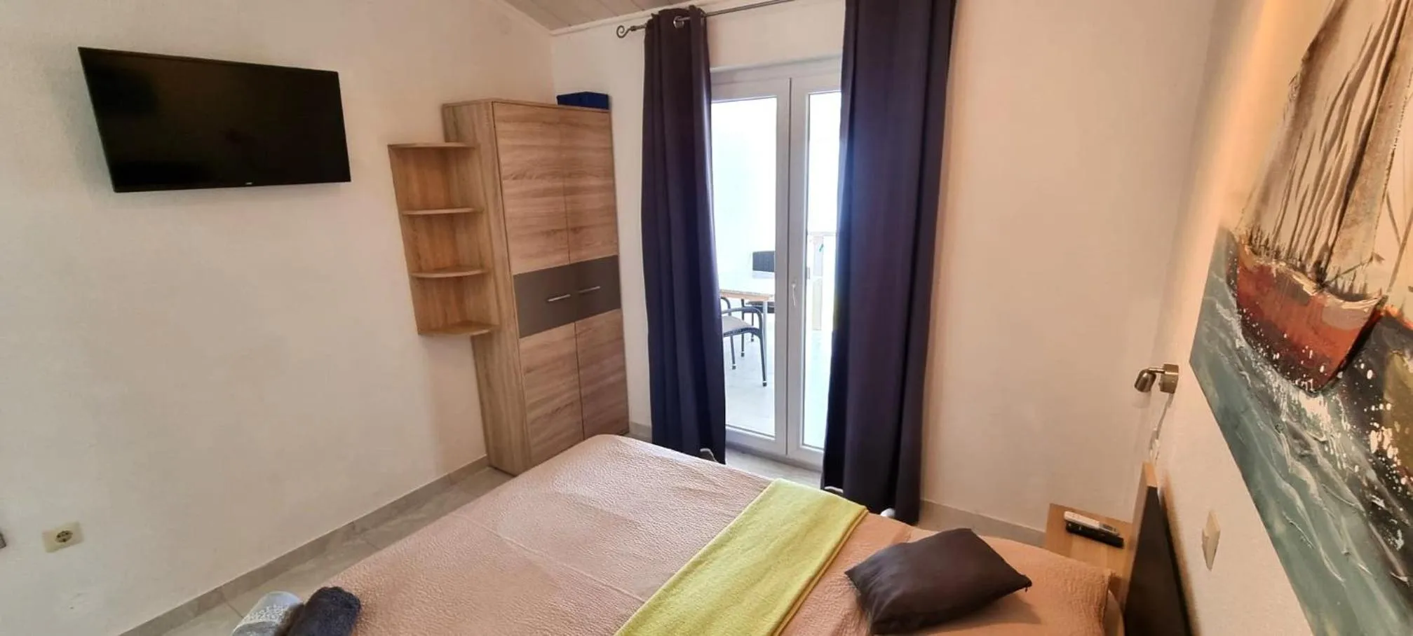 Bedroom, Bed in Villa Ana