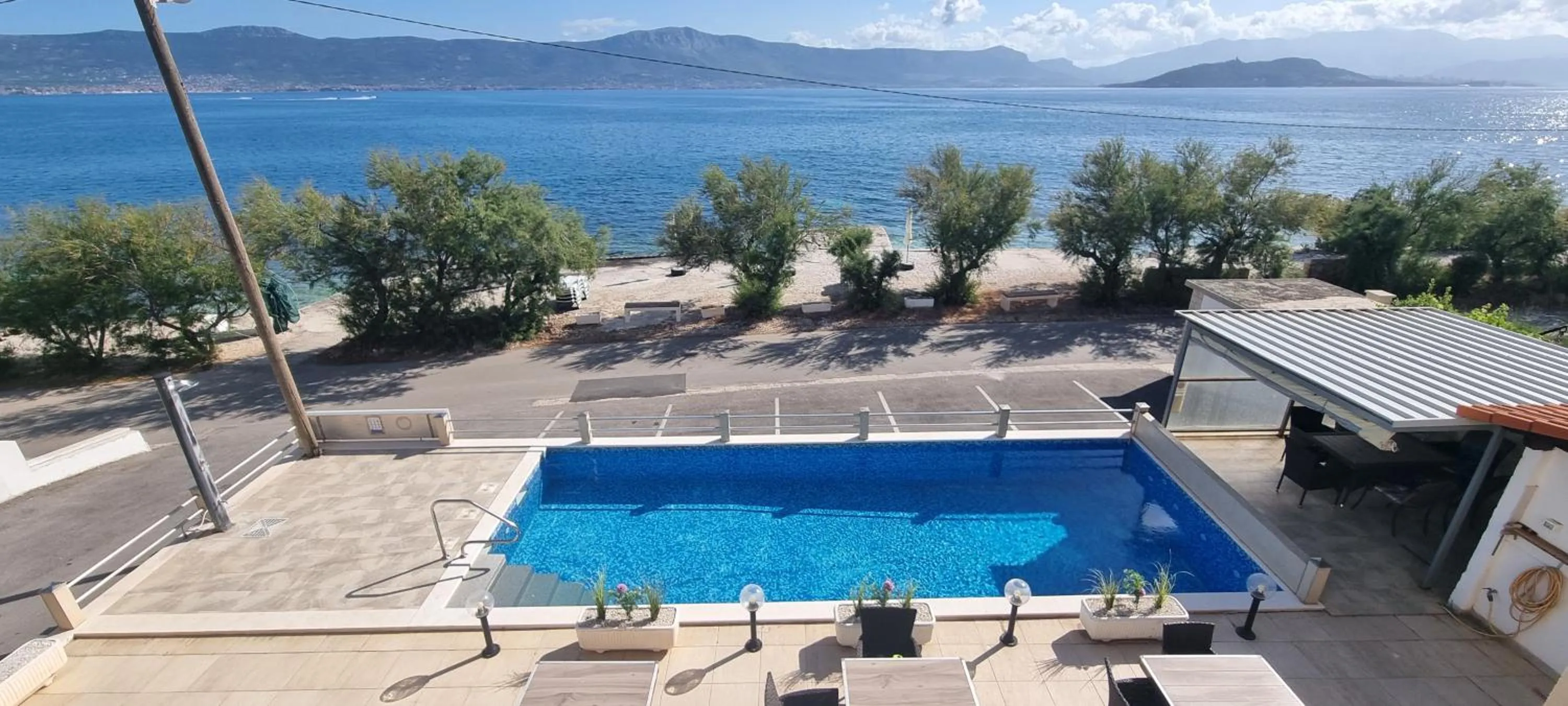 Pool view in Villa Ana