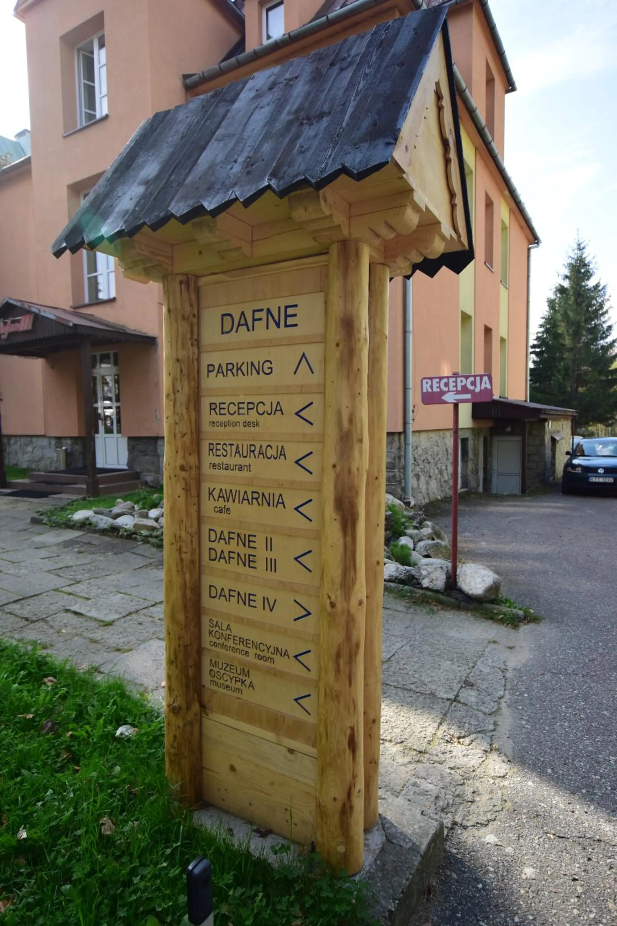 Facade/entrance in Dafne Zakopane